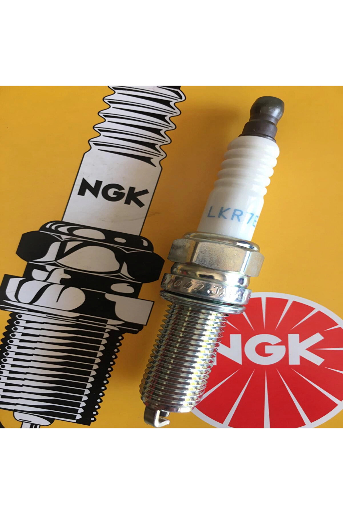 Ngk Lkr7E 1643 Buji̇ Pulsar Orta Ktm Duke 250/400