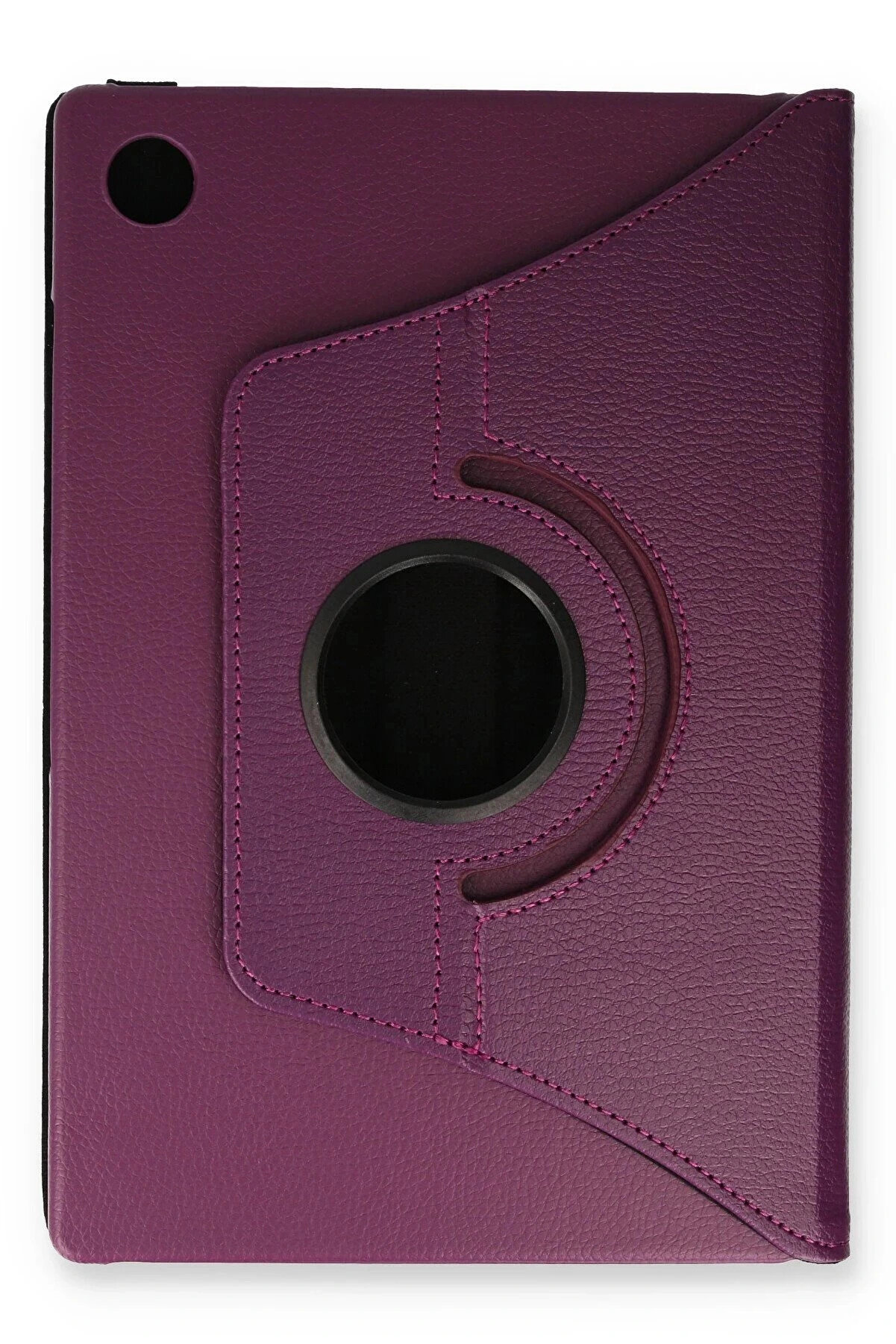 Buti̇k Samsung Galaxy Tab A9 Kılıf 360 Tablet Deri̇ Kılıf - M&uuml;rd&uuml;m-(5796)