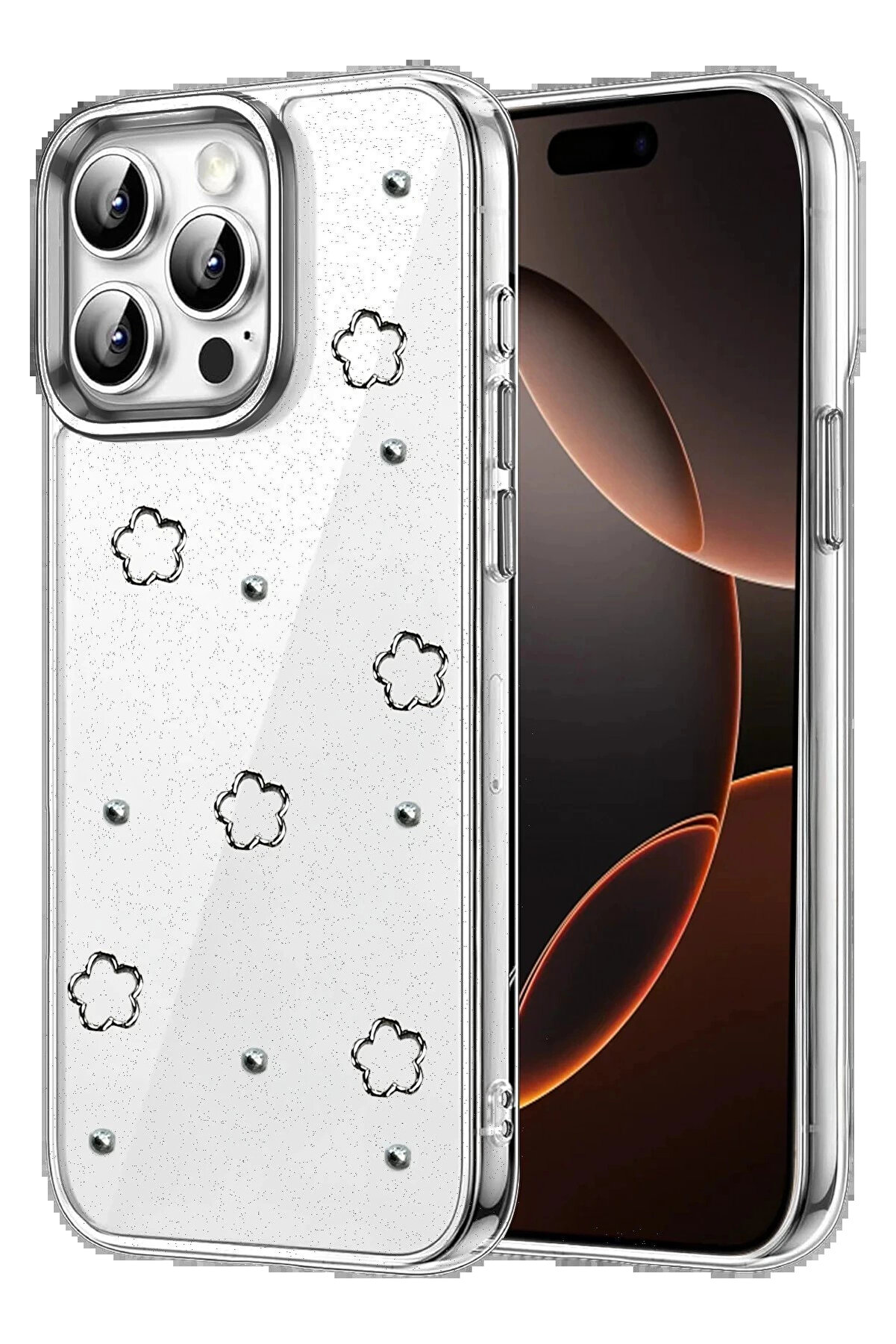 Buti̇k Apple İphone 14 Pro Max Fi̇yonk Desenli̇ Kapak - Desen 3-(5796)