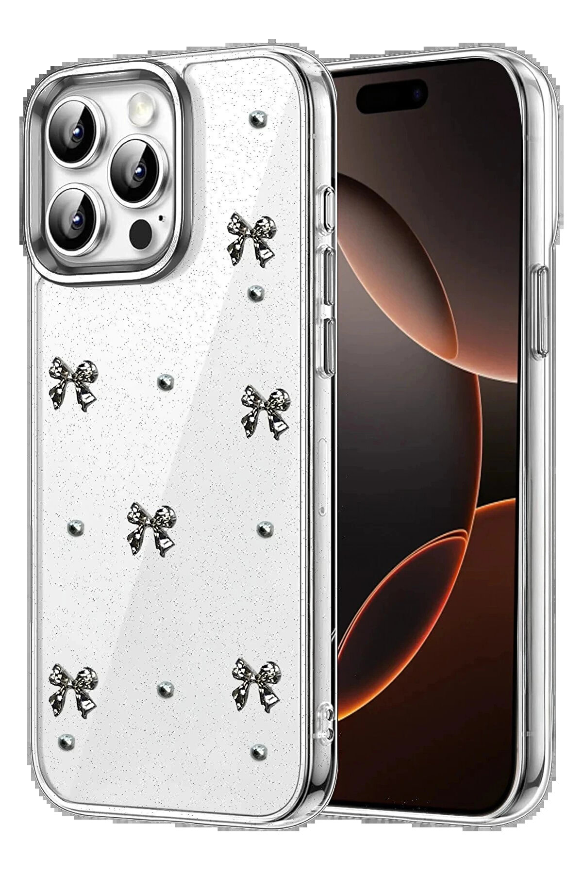 Buti̇k Apple İphone 14 Pro Max Fi̇yonk Desenli̇ Kapak - Desen 10-(5796)