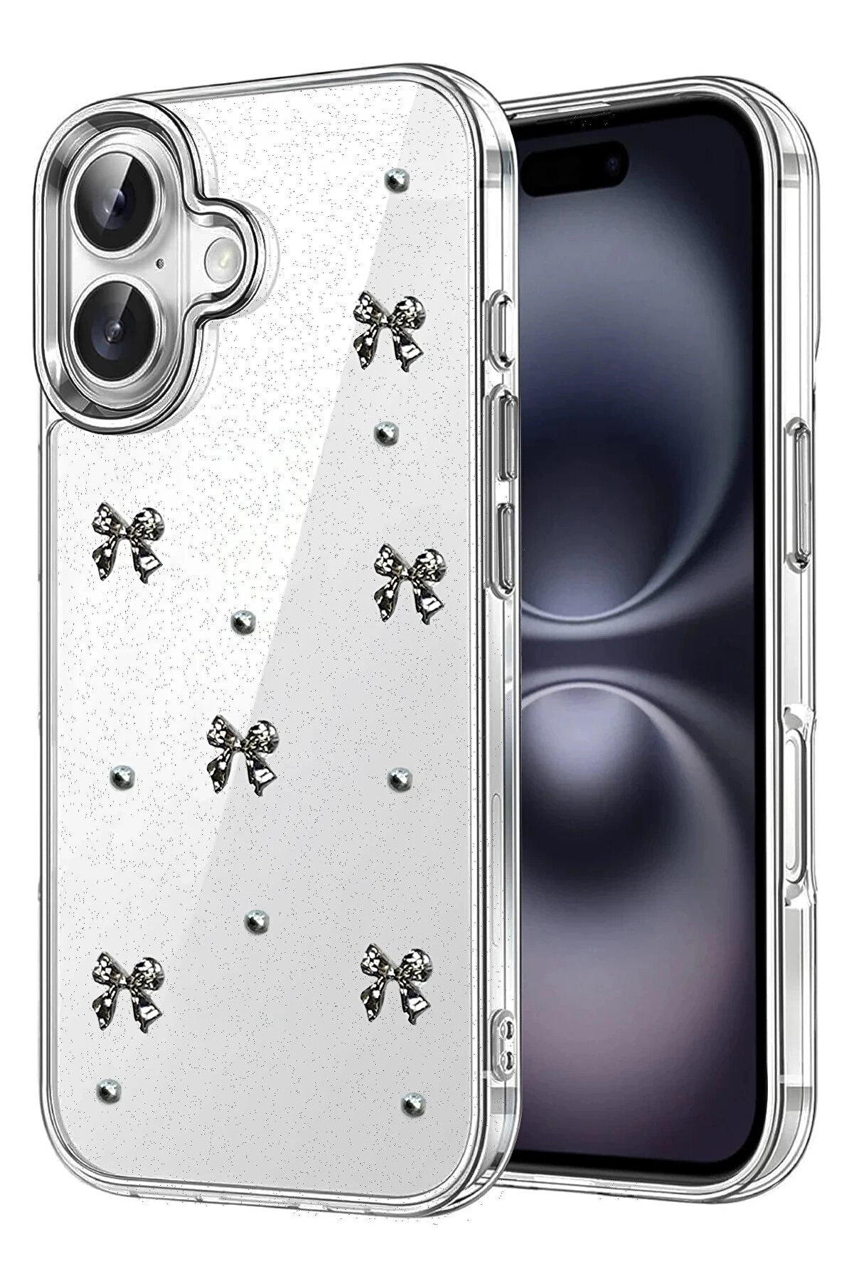 Buti̇k Apple İphone 16 Fi̇yonk Desenli̇ Kapak - Desen 10-(5796)