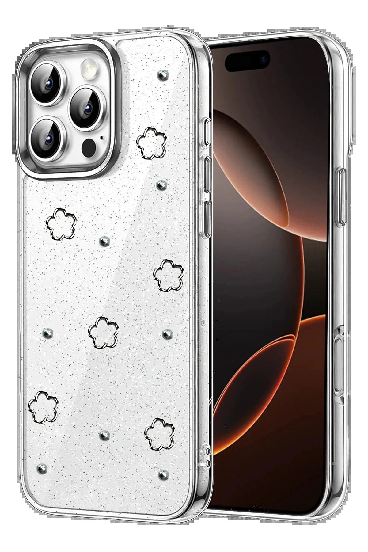 Buti̇k Apple İphone 16 Pro Max Fi̇yonk Desenli̇ Kapak - Desen 3-(5796)