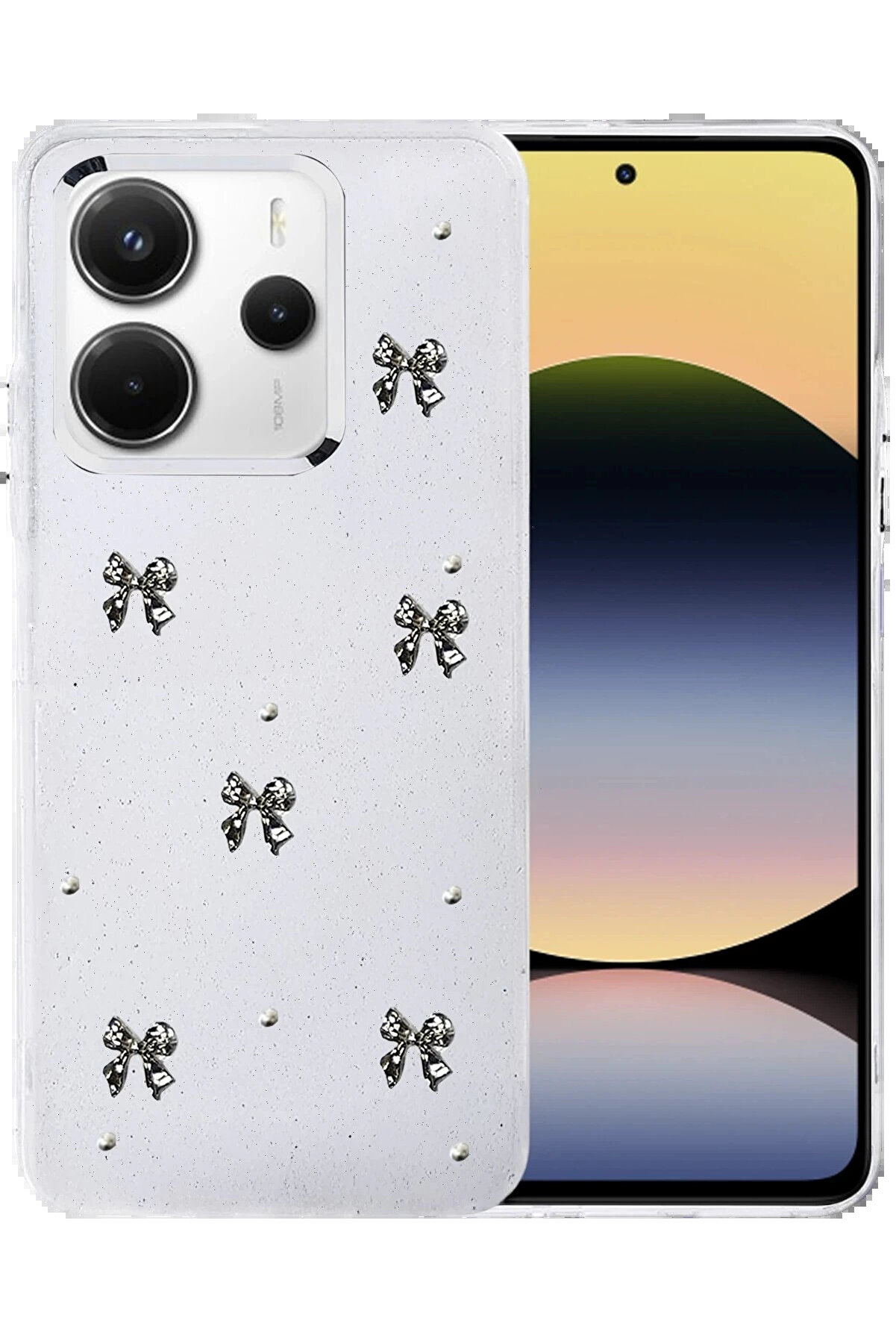 Buti̇k Xi̇aomi̇ Redmi̇ Note 14 4G Fi̇yonk Desenli̇ Kapak - Desen 10-(5796)