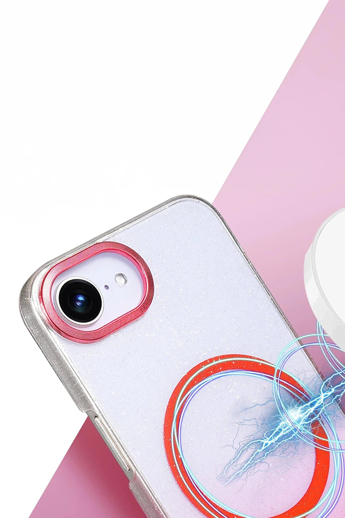 Li̇taetrend Apple İphone 16E Glossy Magsafe Kapak - Si̇yah