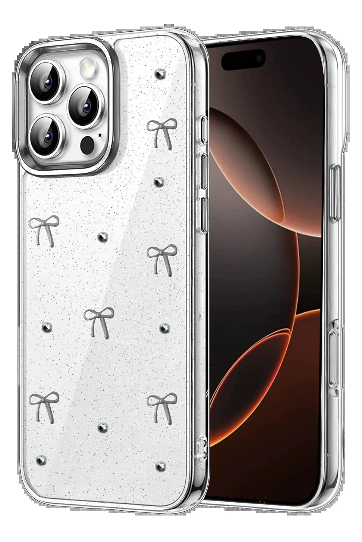 Buti̇k Apple İphone 16 Pro Max Fi̇yonk Desenli̇ Kapak - Desen 6-(5796)