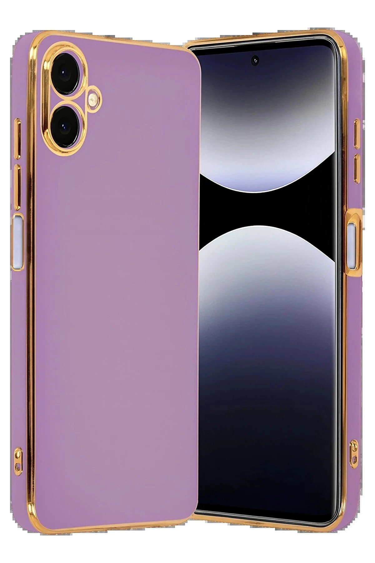 Buti̇k Samsung Galaxy A07 4G Volet Si̇li̇kon - Mor-(5796)