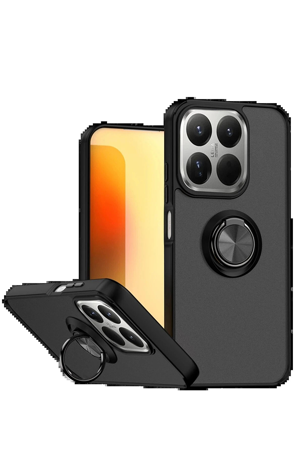 Buti̇k Xi̇aomi̇ Mi̇ 15T Montreal Y&uuml;z&uuml;kl&uuml; Si̇li̇kon Kapak - Si̇yah-(5796)