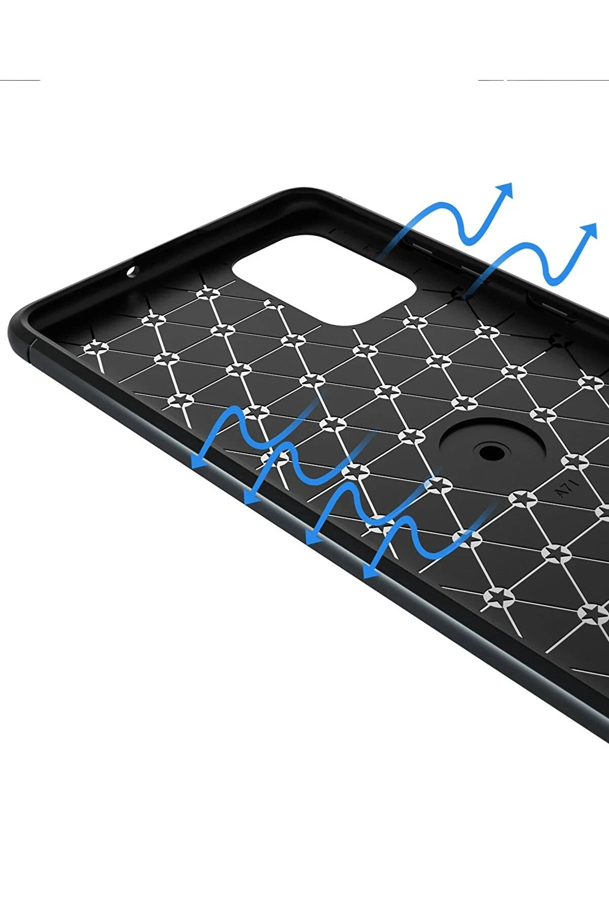 Buti̇k Samsung Galaxy M31S Kılıf Range Y&uuml;z&uuml;kl&uuml; Si̇li̇kon - Kırmızı-(5796)