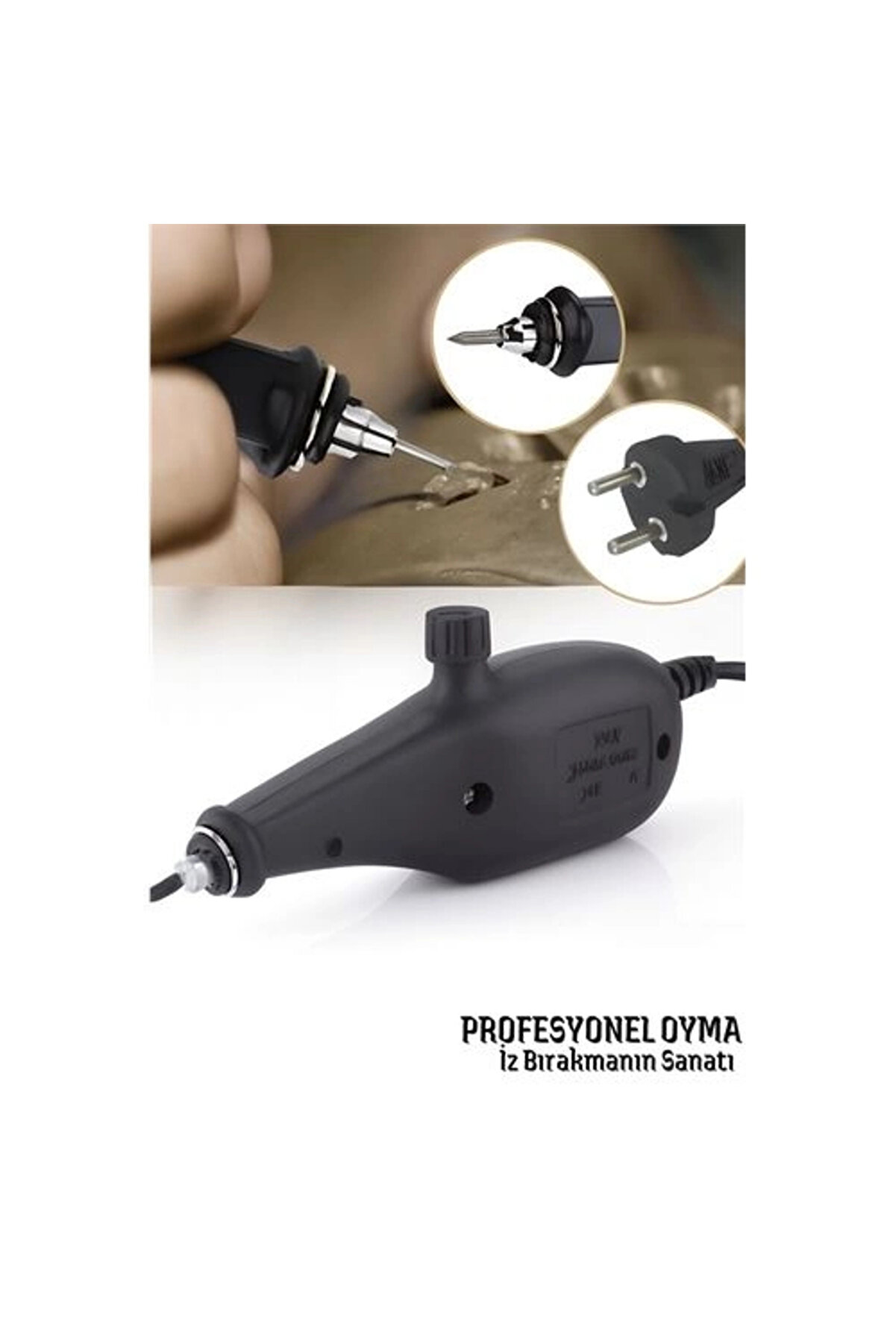 Buti̇k Elektri̇kli̇ Grav&uuml;r Kalemi̇ &ndash; Metal Cam Ahşap İ&ccedil;i̇n Profesyonel Oyma Aleti̇