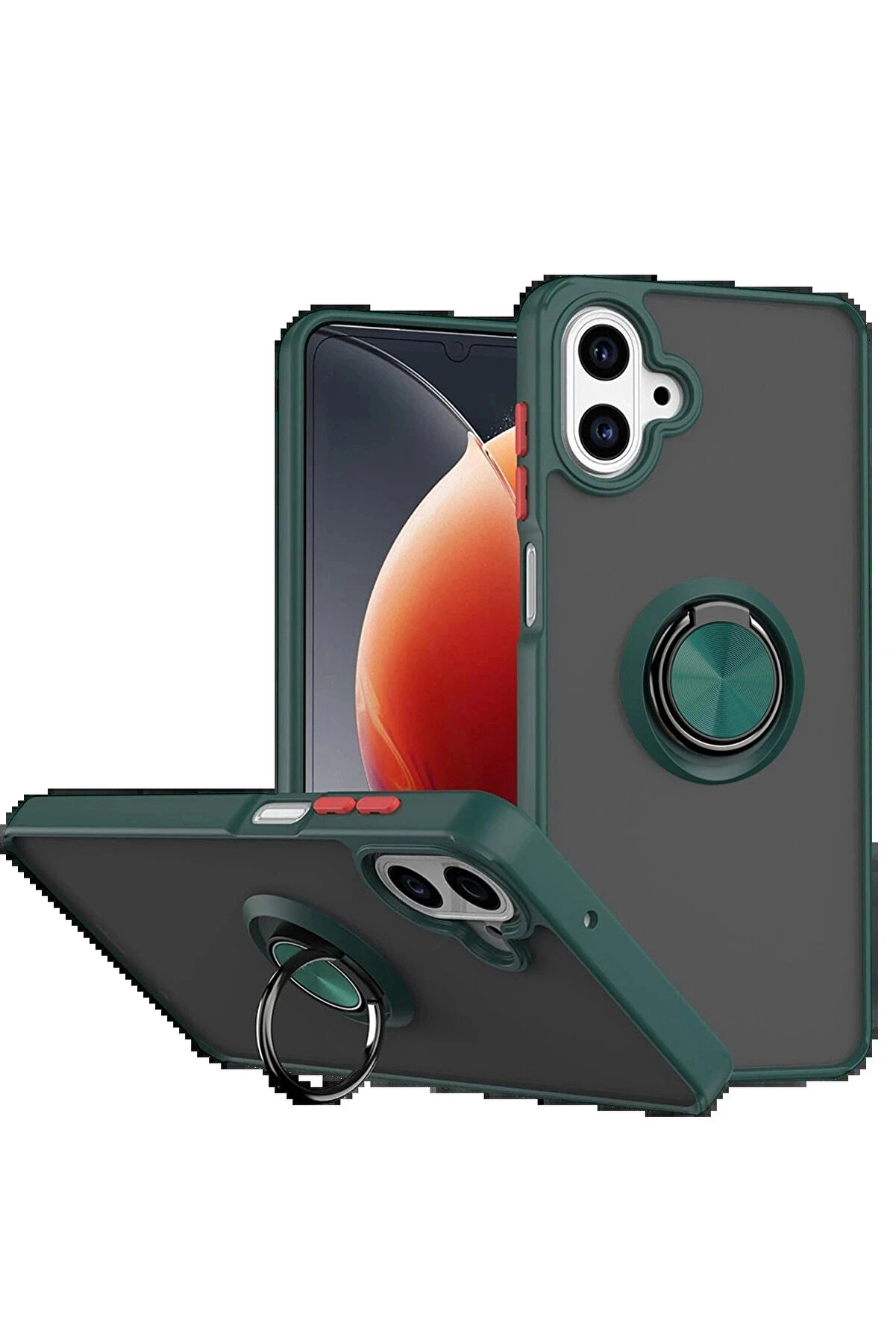 Buti̇k Samsung Galaxy A07 4G Montreal Y&uuml;z&uuml;kl&uuml; Si̇li̇kon Kapak - Yeşi̇l-(5796)