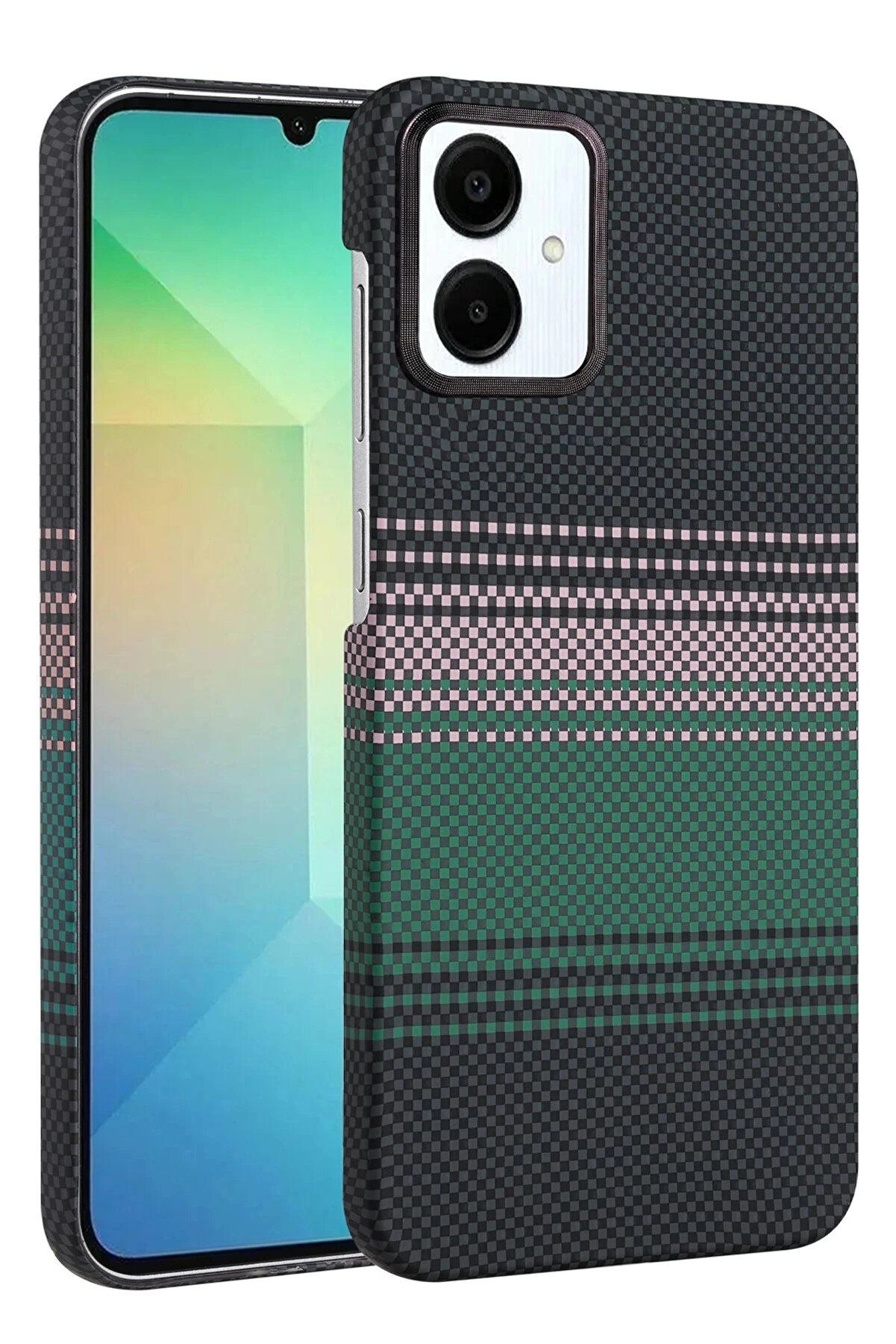 Buti̇k Samsung Galaxy A07 4G Vega Magsafe Kapak - Yeşi̇l-(5796)