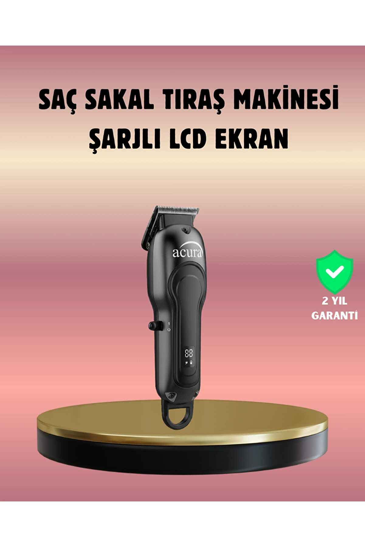 Buti̇k Evde Ve Profesyonel Kullanıma Uygun Turbo Modlu Tıraş Maki̇nesi̇