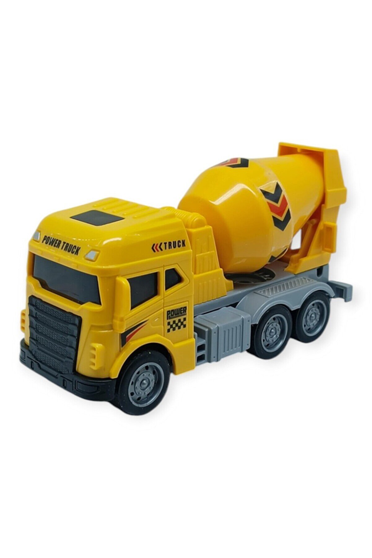 Ethab Ti̇caret İş Maki̇naları Seri̇si̇ - 4L&uuml; Set Cm - Mi̇kser Vi̇n&ccedil; Kamyon Kep&ccedil;e Seti̇