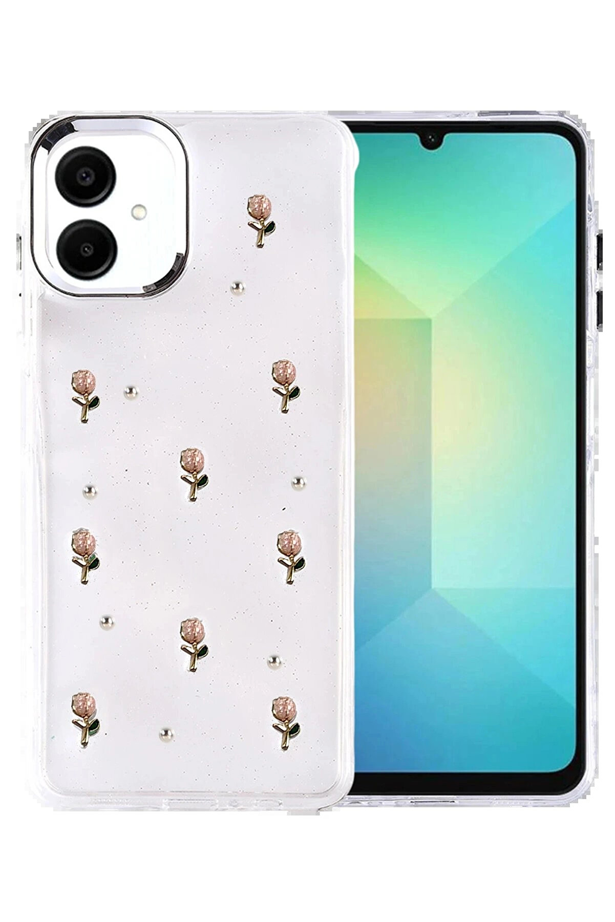 Buti̇k Samsung Galaxy A07 4G Fi̇yonk Desenli̇ Kapak - Desen 6-(5796)