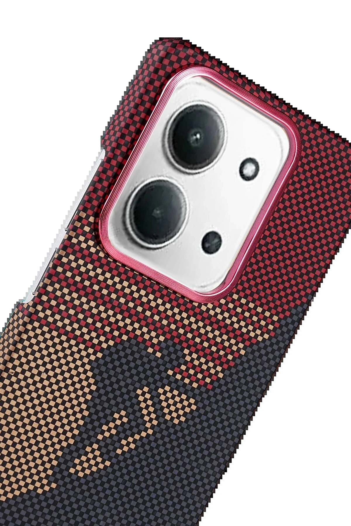 Buti̇k Xi̇aomi̇ Redmi̇ 15C 4G Vega Magsafe Kapak - Kırmızı-(5796)