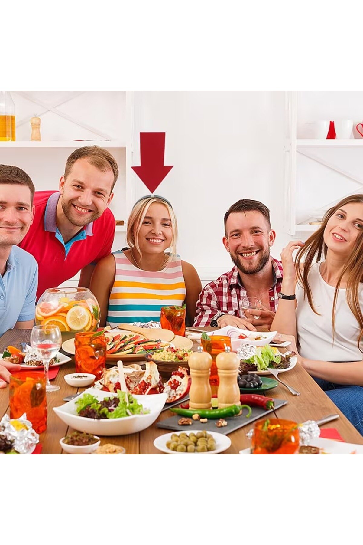 Ethab Ti̇caret Ki̇şi̇selleşti̇ri̇lebi̇li̇r Ok Ta&ccedil; &ndash; &Uuml;zeri̇ne Yazı Yazılabi̇len Parti̇ Tacı Kırmızı Renk