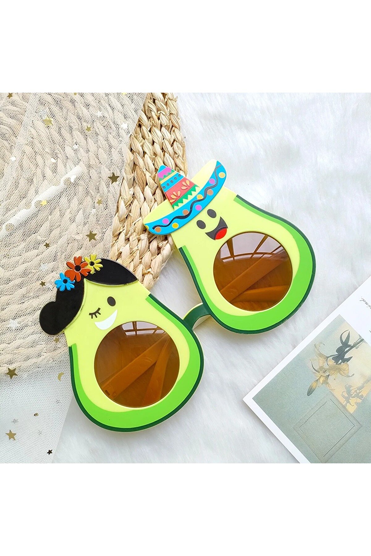 Ethab Ti̇caret Hawai̇i̇ Temalı Avokado G&ouml;zl&uuml;k &ndash; Kost&uuml;m &Amp Parti̇ G&ouml;zl&uuml;ğ&uuml;