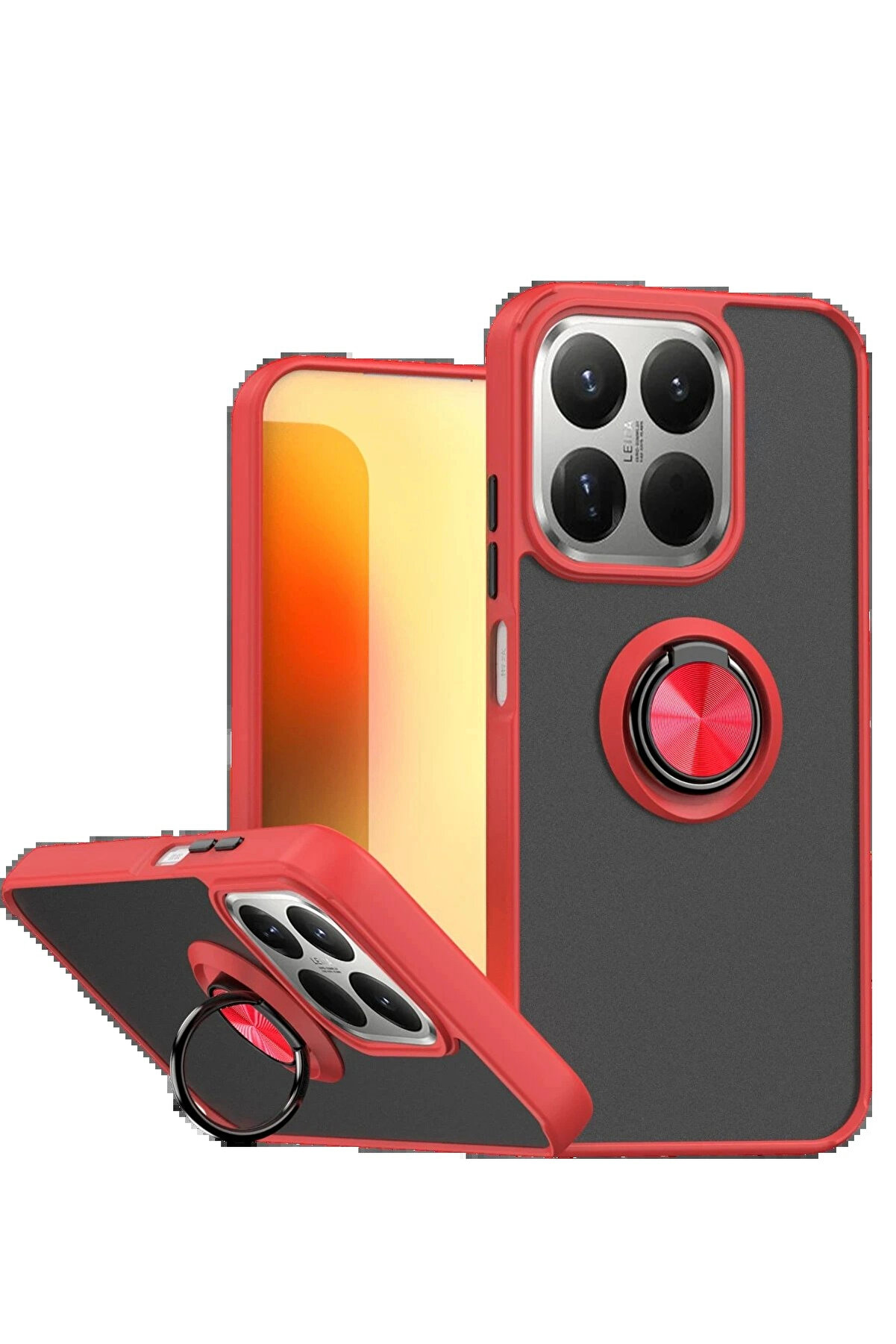 Buti̇k Xi̇aomi̇ Mi̇ 15T Montreal Y&uuml;z&uuml;kl&uuml; Si̇li̇kon Kapak - Kırmızı-(5796)