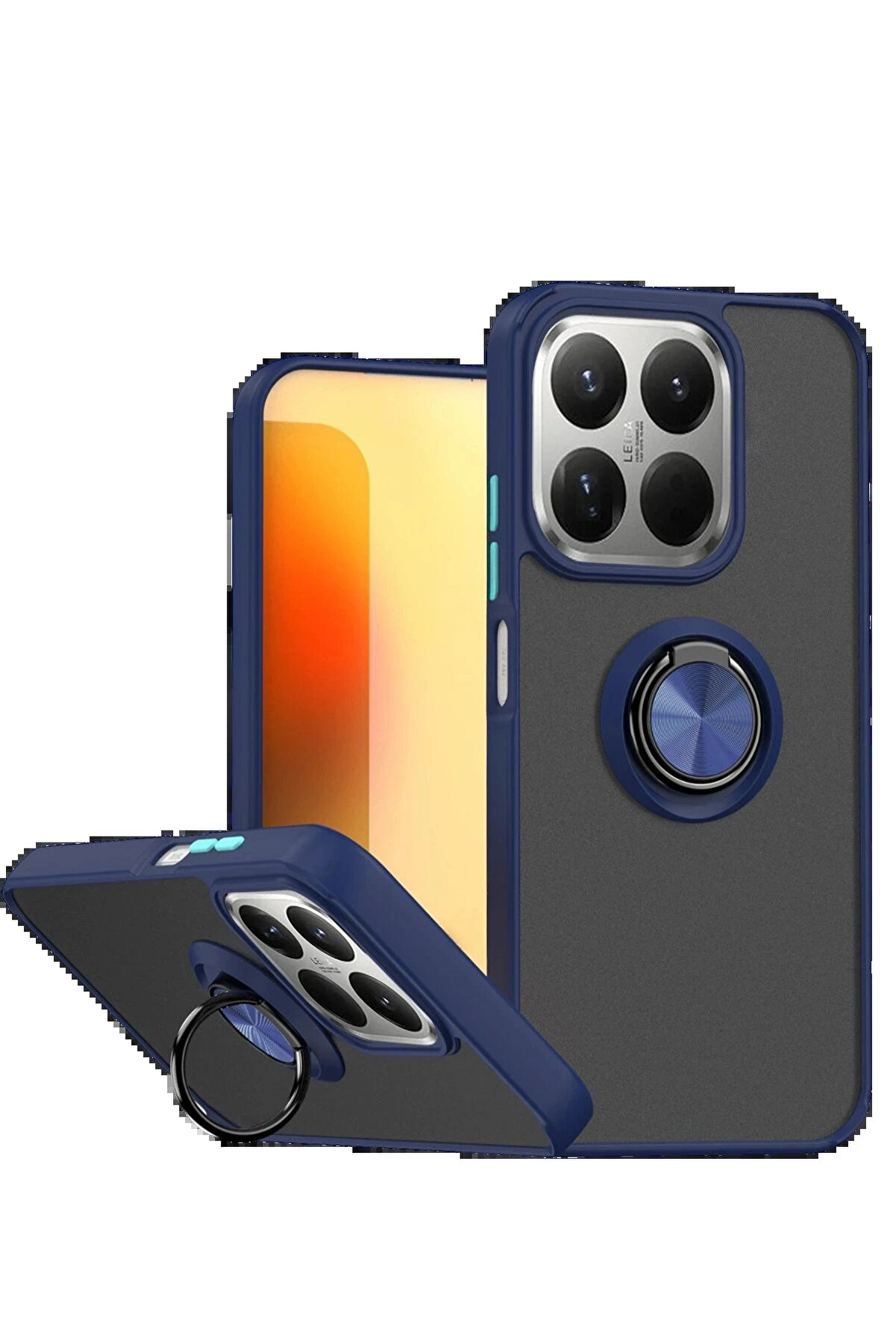 Buti̇k Xi̇aomi̇ Mi̇ 15T Montreal Y&uuml;z&uuml;kl&uuml; Si̇li̇kon Kapak - Laci̇vert-(5796)