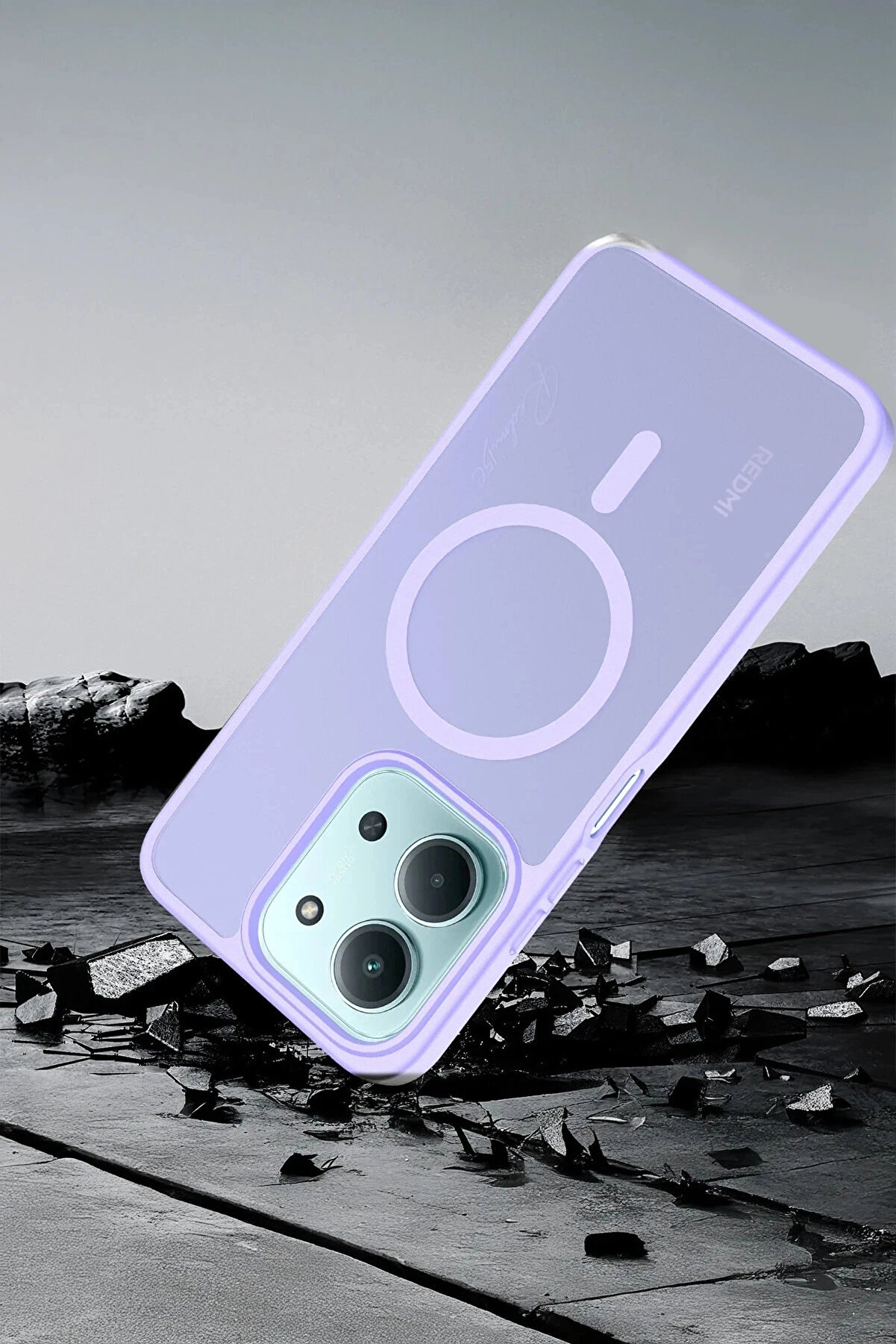 Buti̇k Xi̇aomi̇ Redmi̇ 15C 4G Jota Magsafe Kapak - Li̇la-(5796)