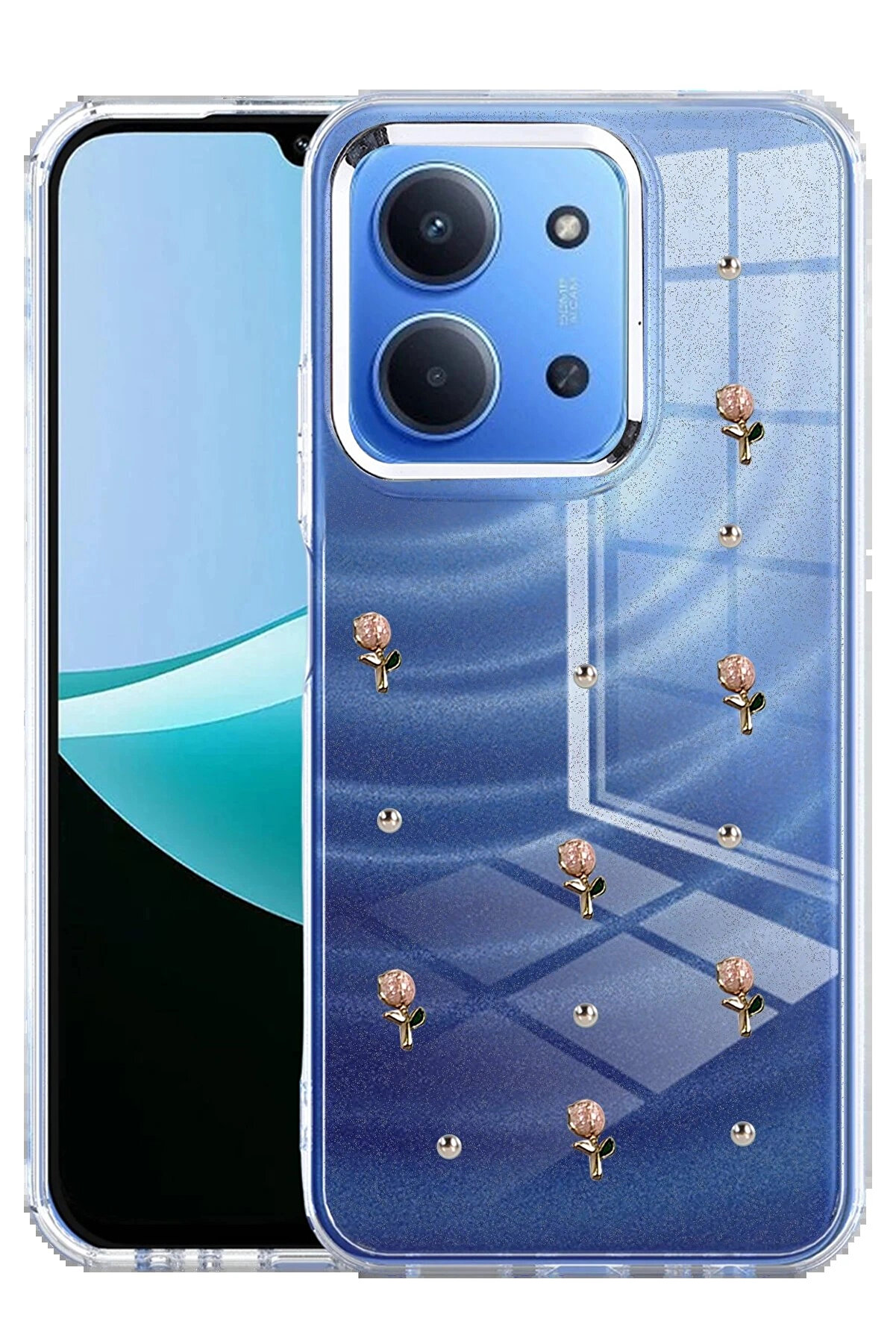 Buti̇k Xi̇aomi̇ Redmi̇ 15C 4G Fi̇yonk Desenli̇ Kapak - Desen 6-(5796)