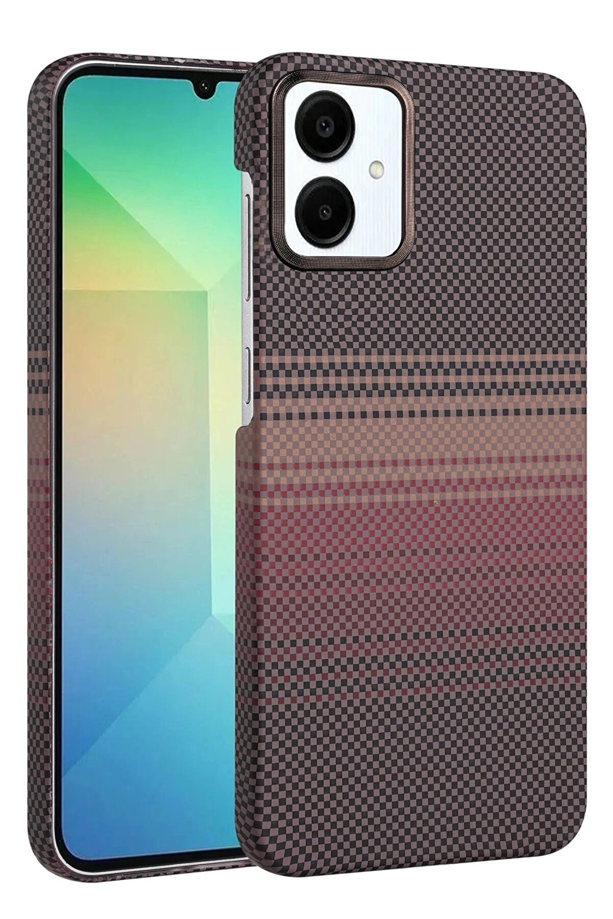 Buti̇k Samsung Galaxy A07 4G Vega Magsafe Kapak - &Ccedil;&ouml;l Ti̇tanyum-(5796)