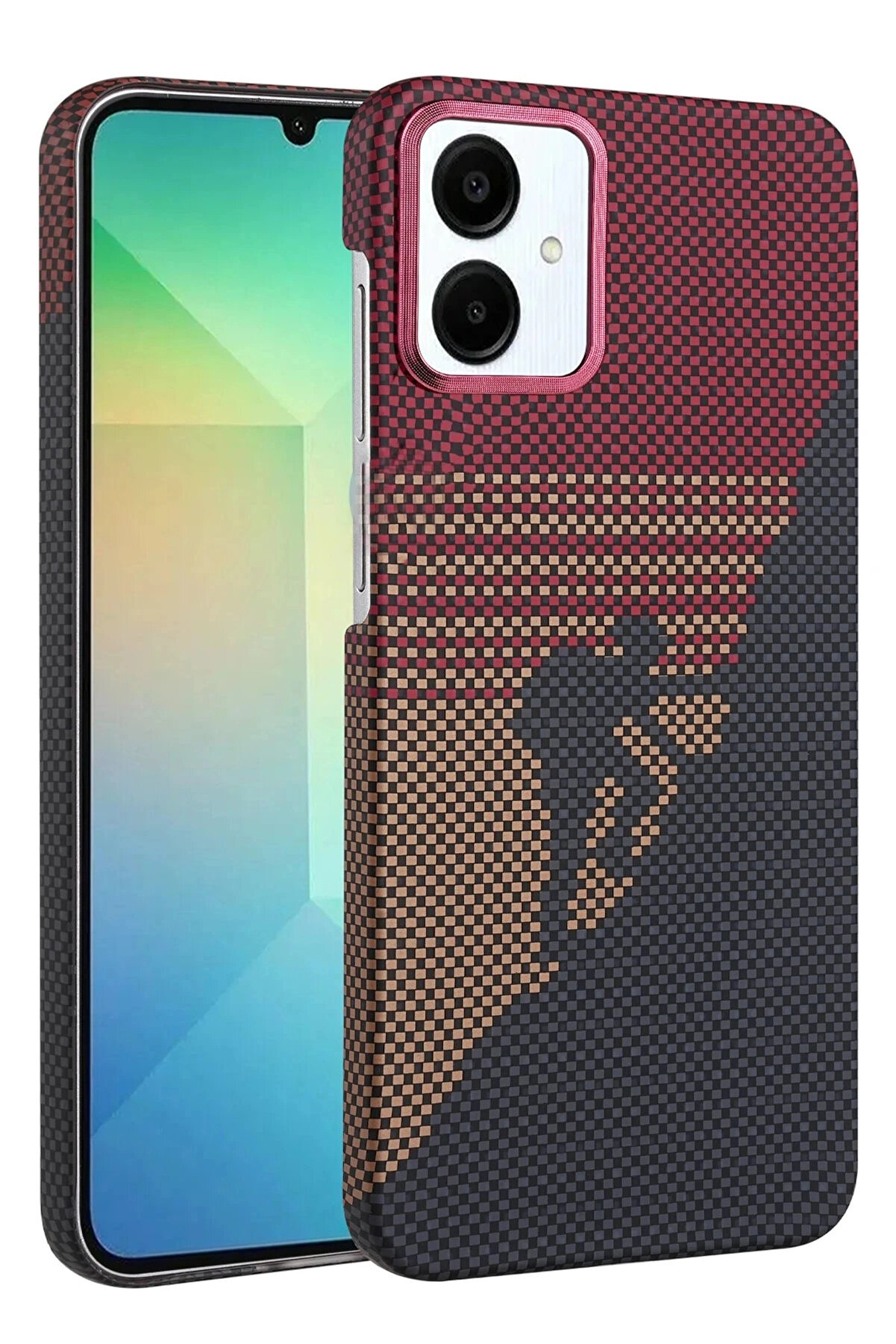 Buti̇k Samsung Galaxy A07 4G Vega Magsafe Kapak - Kırmızı-(5796)