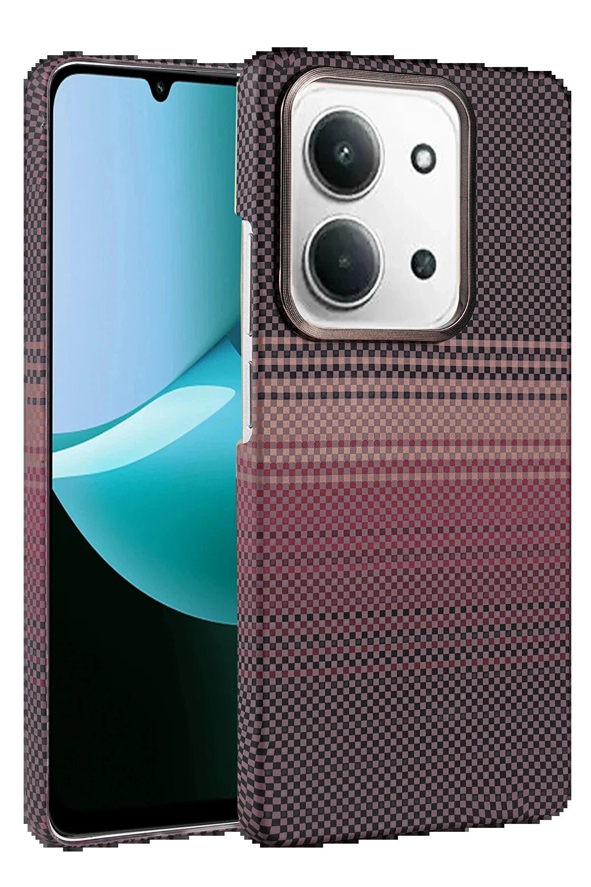 Buti̇k Xi̇aomi̇ Redmi̇ 15C 4G Vega Magsafe Kapak - &Ccedil;&ouml;l Ti̇tanyum-(5796)