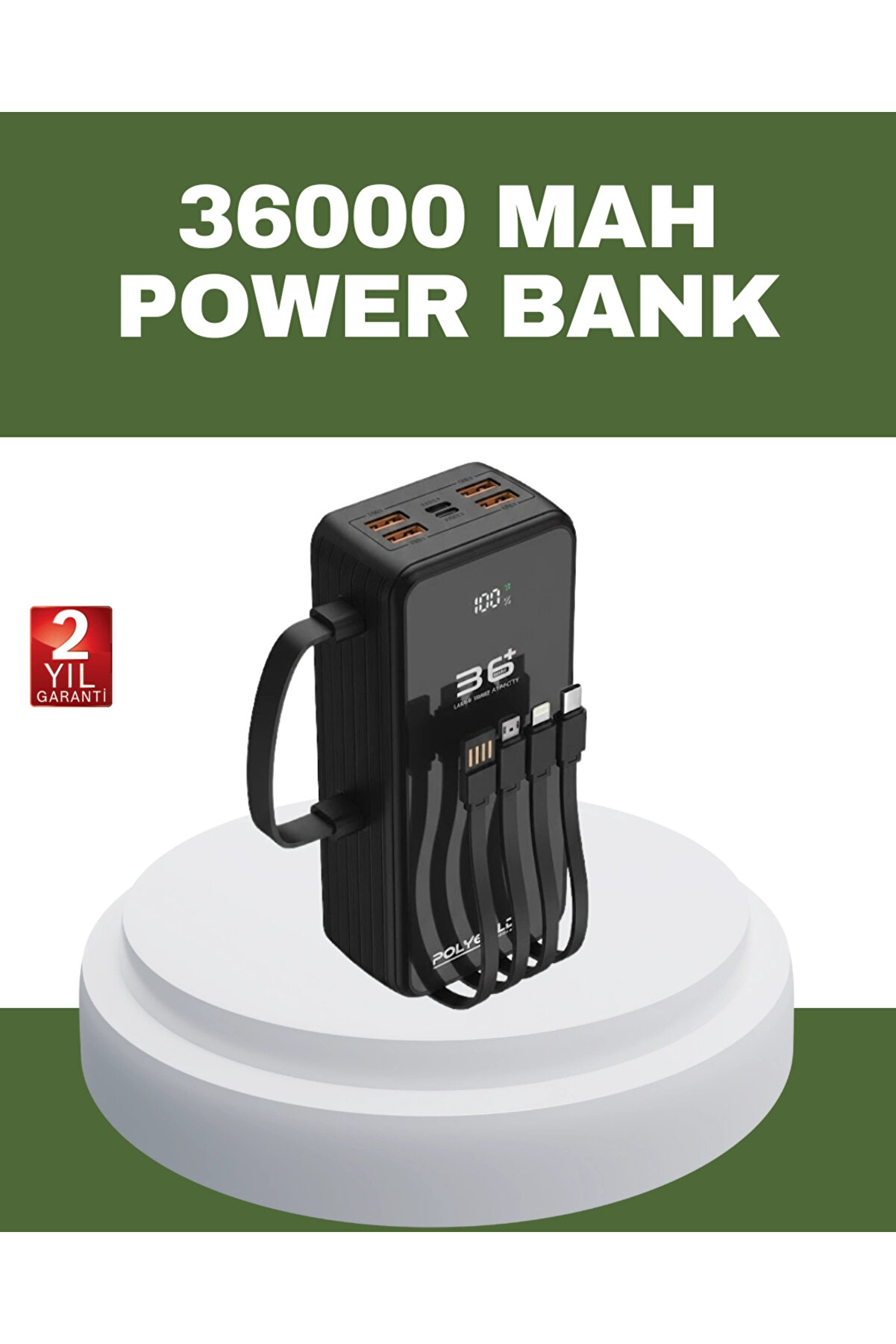 Buti̇k Hızlı Şarj Destekli̇ Powerbank T&uuml;m Ci̇hazlarla Uyumlu