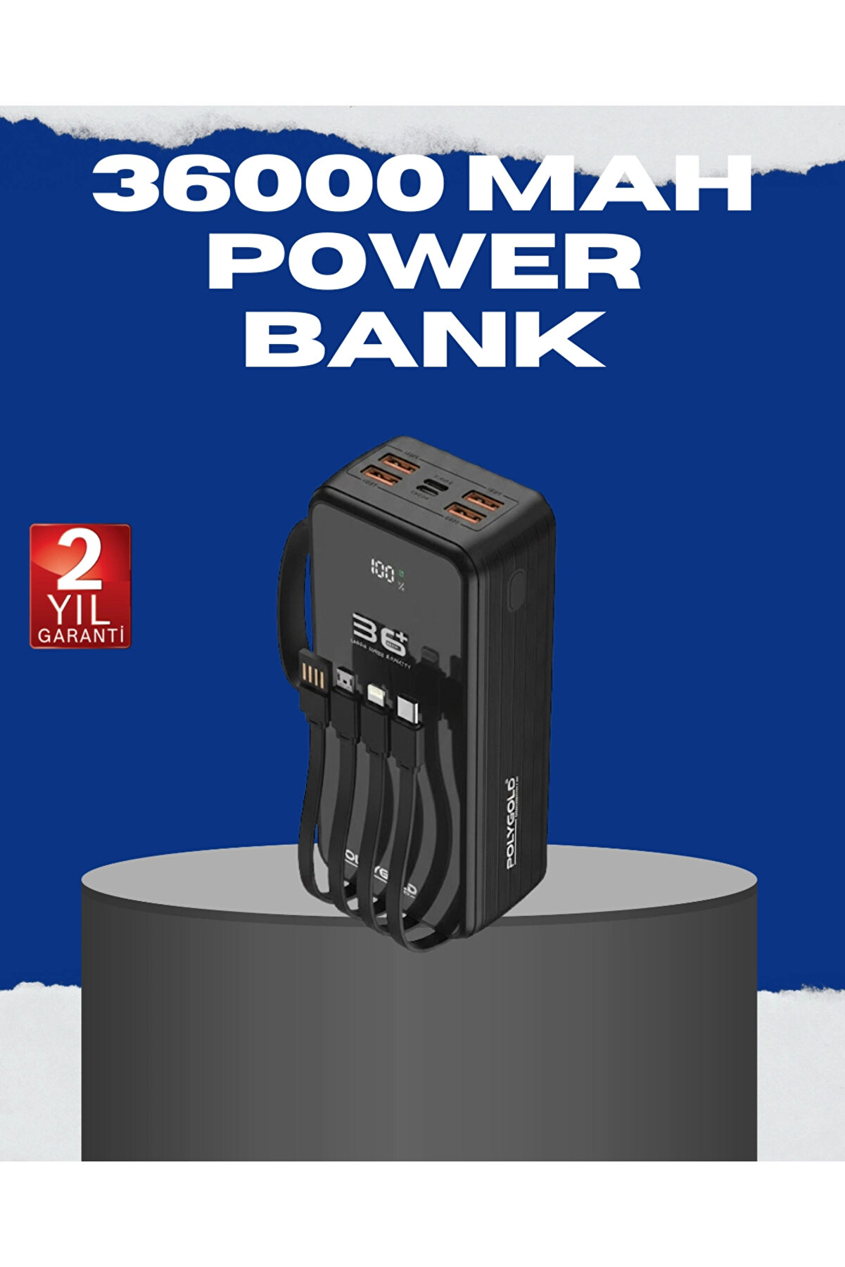 Buti̇k &Ccedil;ok &Ccedil;ıkışlı Taşınabi̇li̇r Şarj Ci̇hazı Di̇ji̇tal G&ouml;stergeli̇