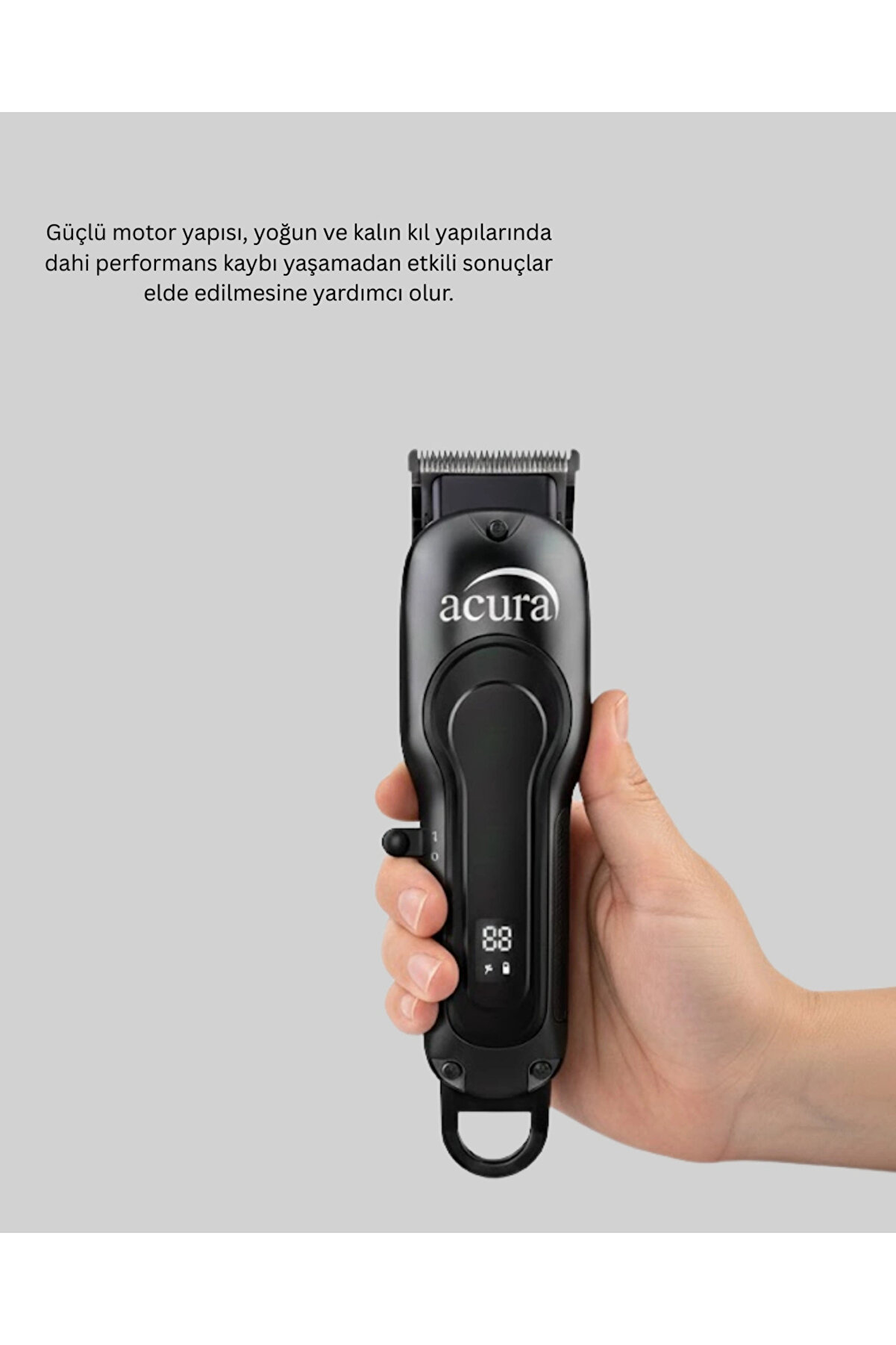 Buti̇k Evde Ve Profesyonel Kullanıma Uygun Turbo Modlu Tıraş Maki̇nesi̇