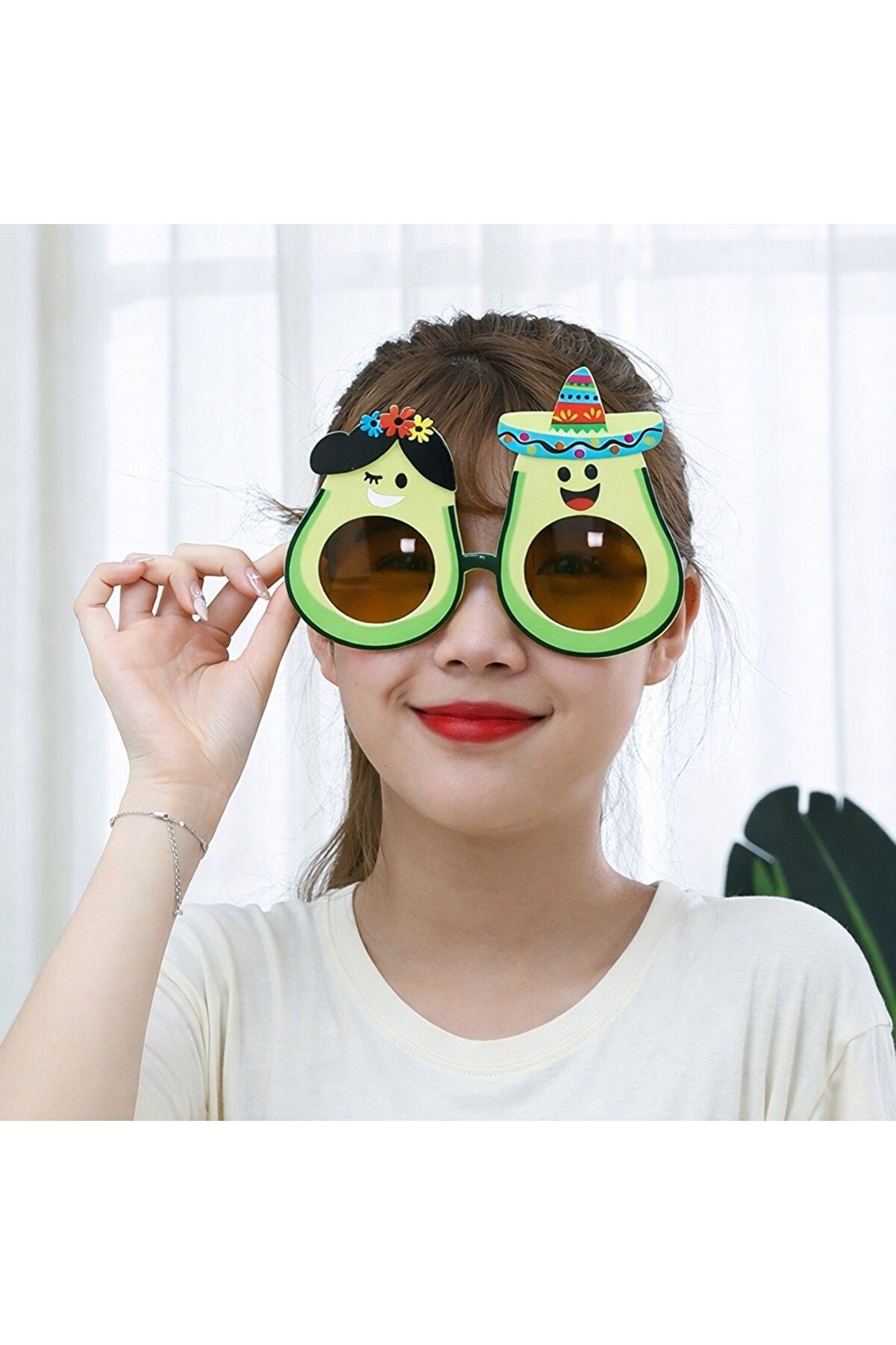 Ethab Ti̇caret Hawai̇i̇ Temalı Avokado G&ouml;zl&uuml;k &ndash; Kost&uuml;m &Amp Parti̇ G&ouml;zl&uuml;ğ&uuml;