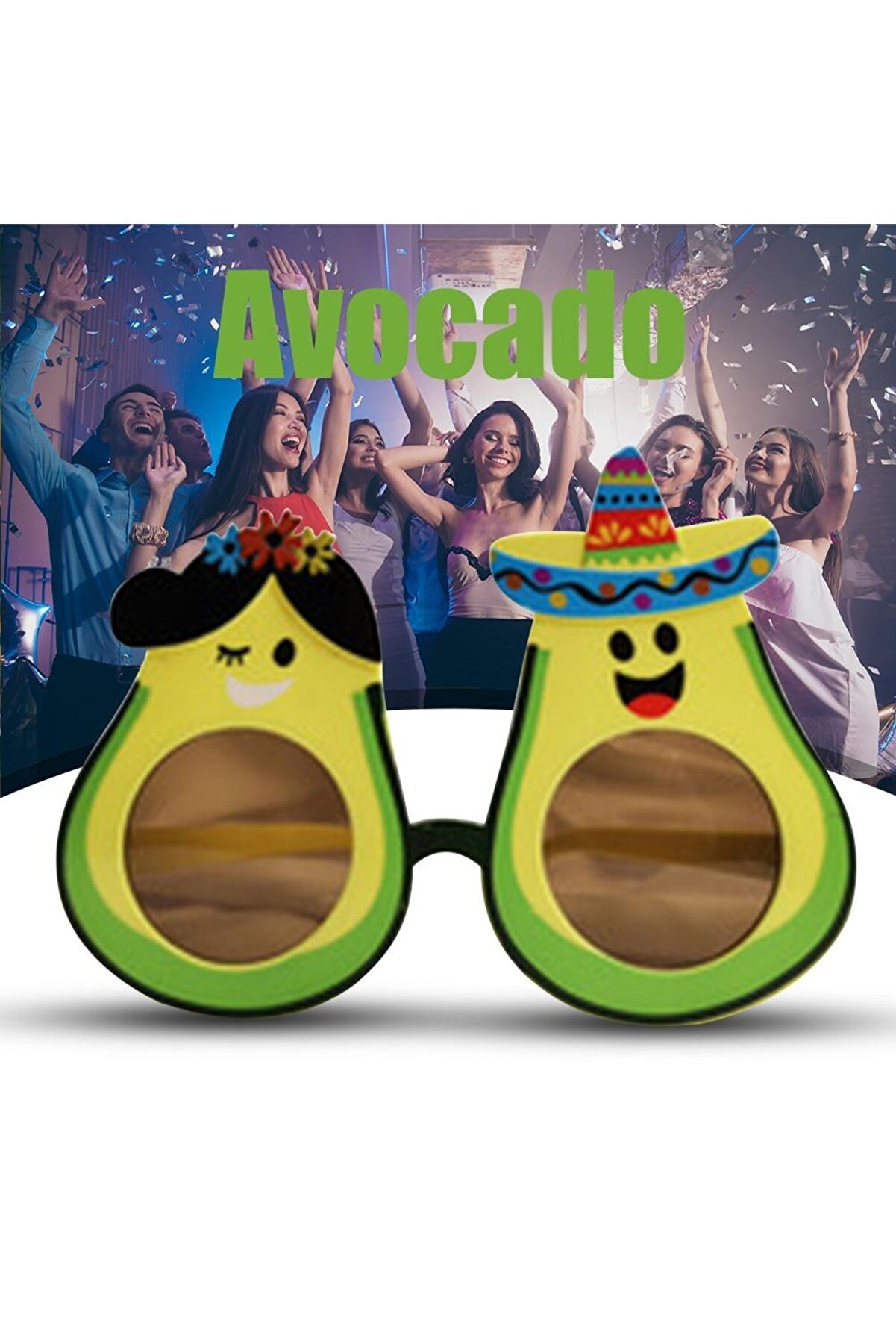 Ethab Ti̇caret Hawai̇i̇ Temalı Avokado G&ouml;zl&uuml;k &ndash; Kost&uuml;m &Amp Parti̇ G&ouml;zl&uuml;ğ&uuml;