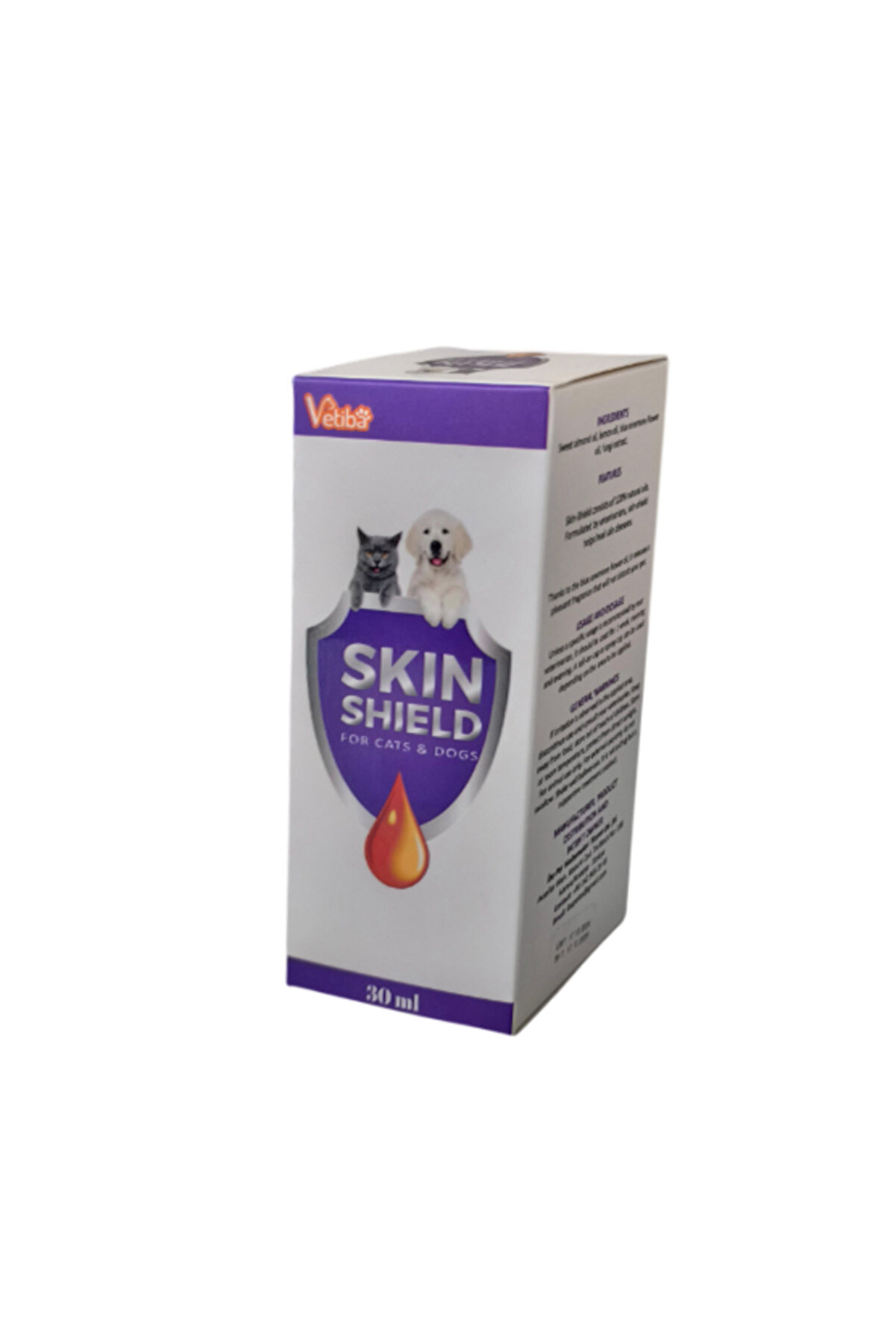 Ethab Ti̇caret Veti̇ba Kedi̇ K&ouml;pek T&uuml;y &Ccedil;ıkarma Desteği̇ Ski̇n Shi̇eld 30 Ml