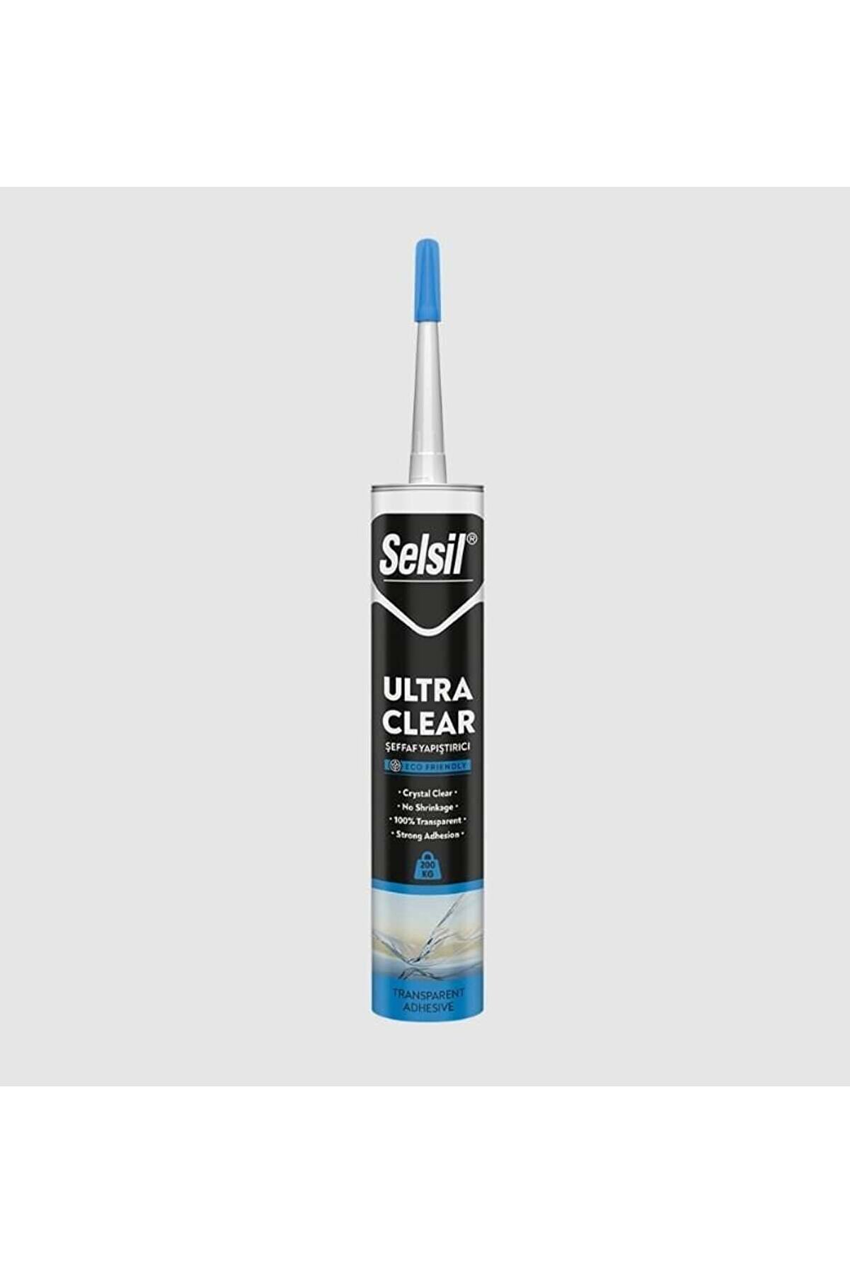Ethab Ti̇caret Selsi̇l Ultra Clear Şeffaf Montaj Yapıştırıcı 290 Ml