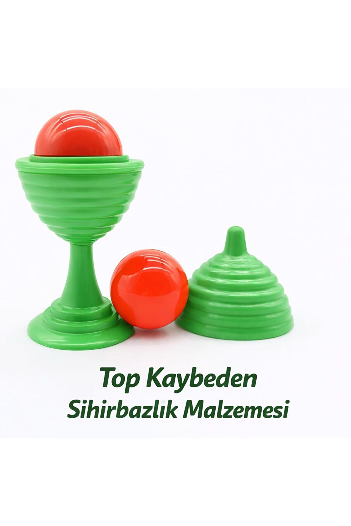Ethab Ti̇caret Yeşi̇l Renk Si̇hi̇rli̇ Kupa Top Kaybetme Oyunu 7 Cm