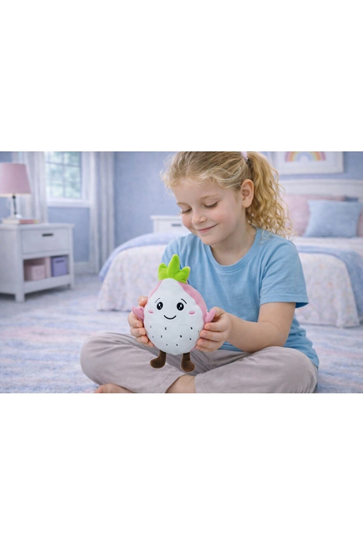 Ethab Ti̇caret Peluş Meyveler 28 Cm - Ejder Meyvesi̇