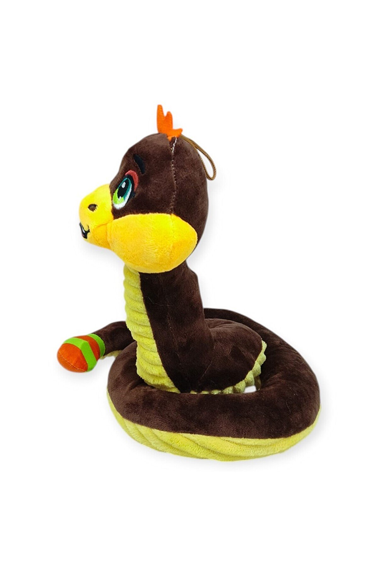 Ethab Ti̇caret Peluş Sevi̇mli̇ Hayvanlar 35 Cm - Kahverengi̇ &Ccedil;ıngıraklı Yılan