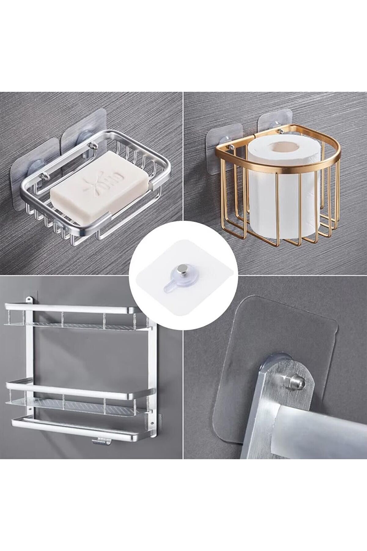 Ethab Ti̇caret 22202 Yapışkanlı Askı 5 Adet