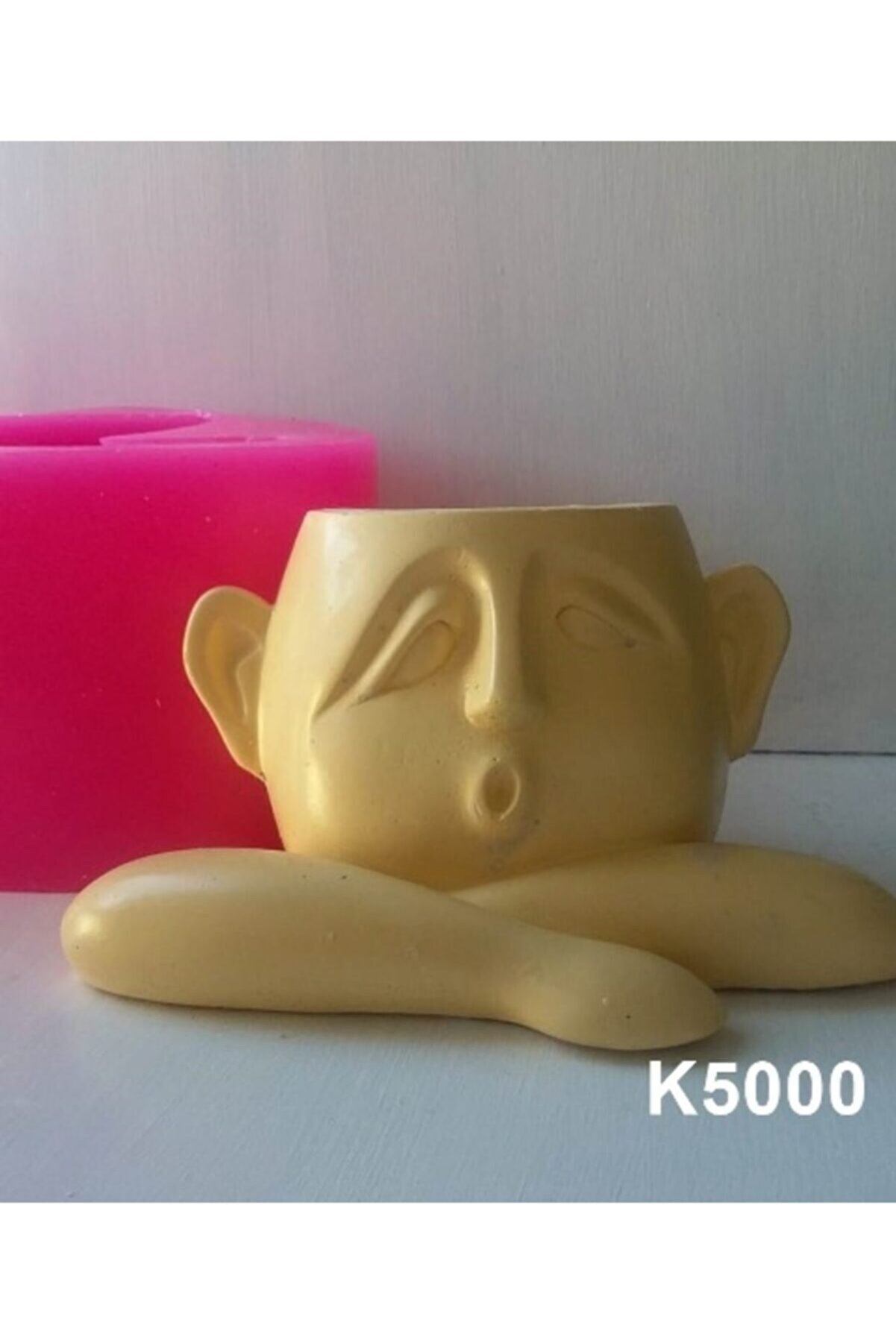 Kalıpcınızburada Adam Saksı Si̇li̇kon Kalıp