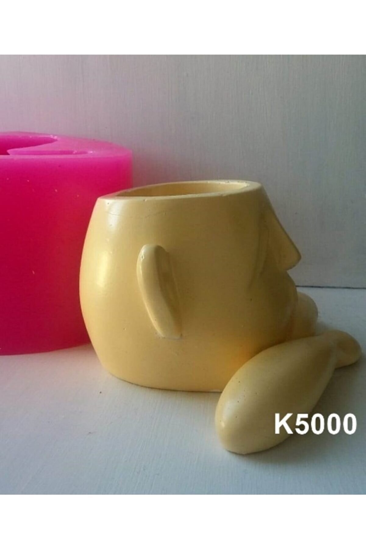 Kalıpcınızburada Adam Saksı Si̇li̇kon Kalıp