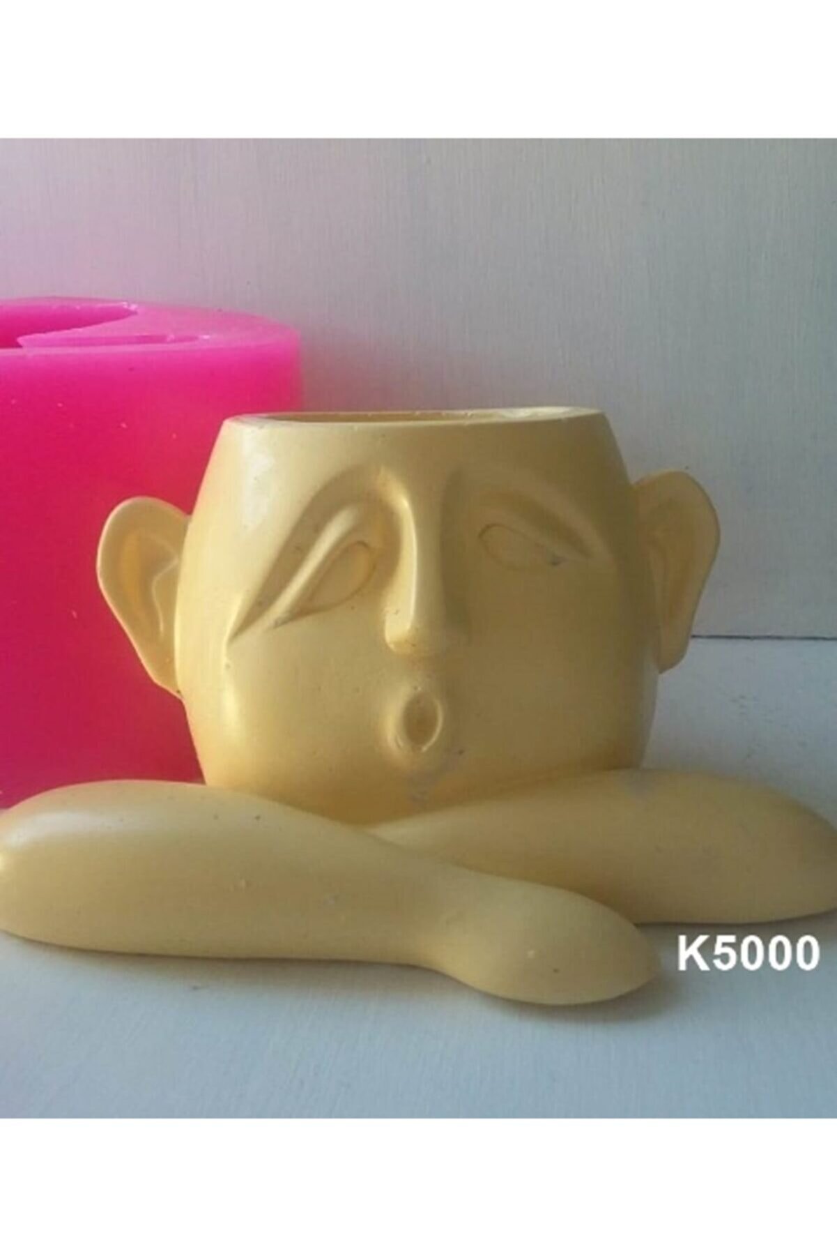 Kalıpcınızburada Adam Saksı Si̇li̇kon Kalıp