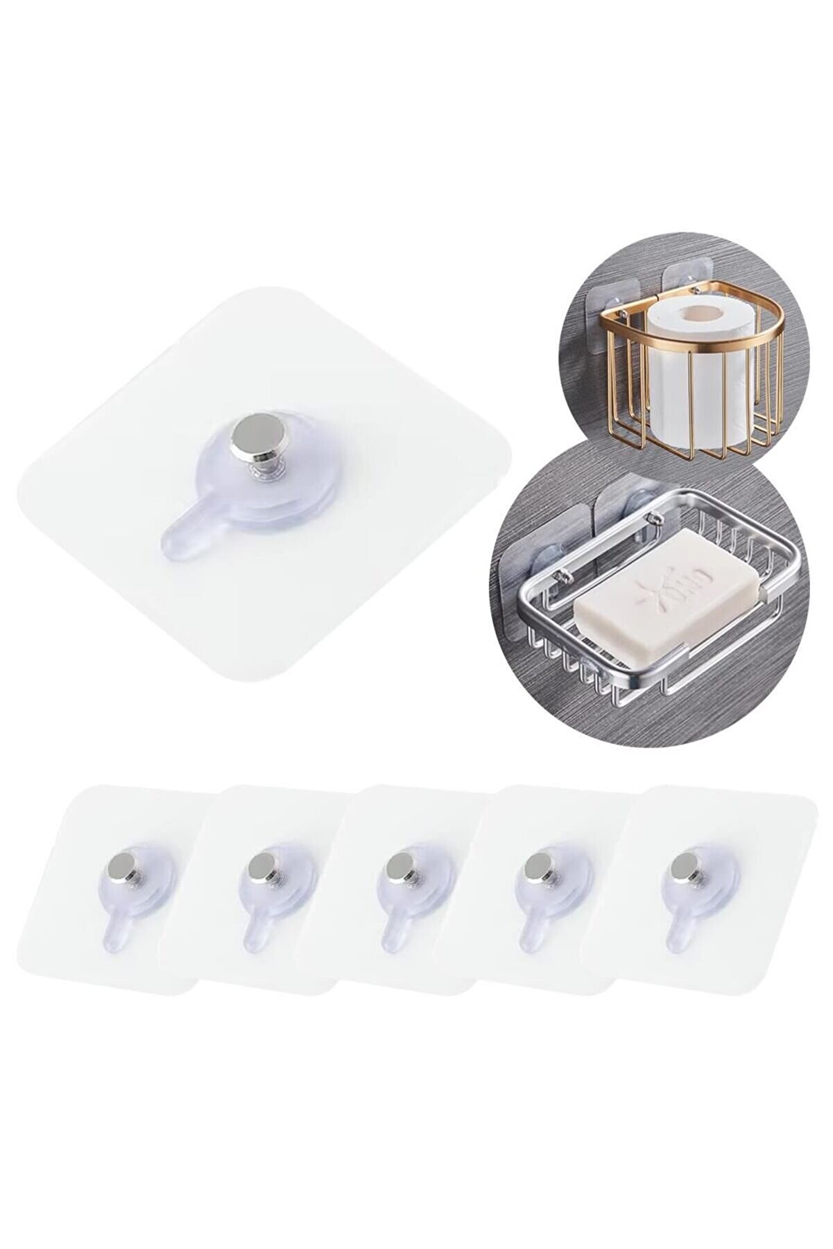 Ethab Ti̇caret 22202 Yapışkanlı Askı 5 Adet