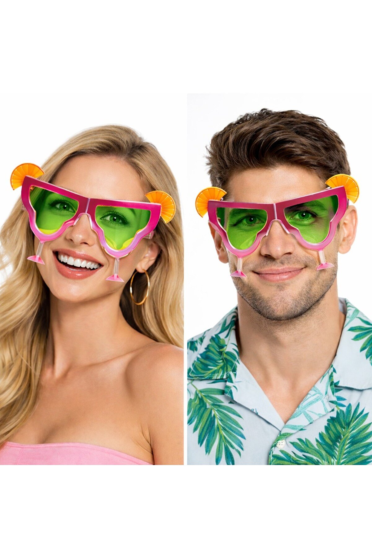 Ethab Ti̇caret Margari̇ta Bardak Şekli̇nde Parti̇ G&ouml;zl&uuml;ğ&uuml; Pembe 16X8 Cm