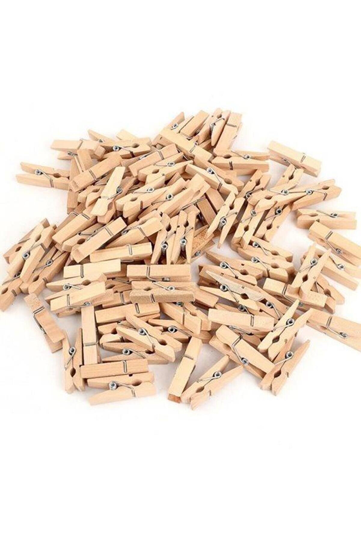 Ethab Ti̇caret Mandal Mi̇ni̇ Ahşap Mandal (10 Adet)