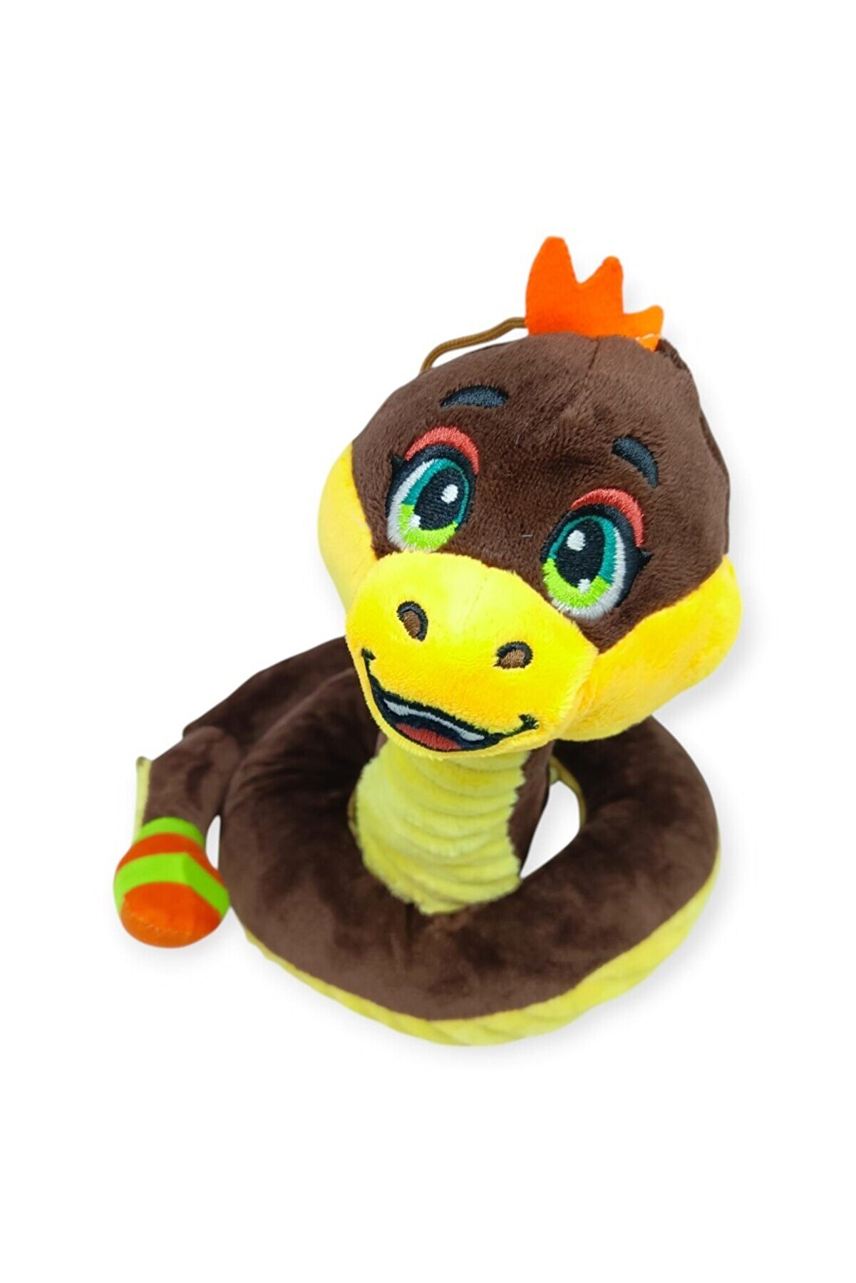 Ethab Ti̇caret Peluş Sevi̇mli̇ Hayvanlar 35 Cm - Kahverengi̇ &Ccedil;ıngıraklı Yılan