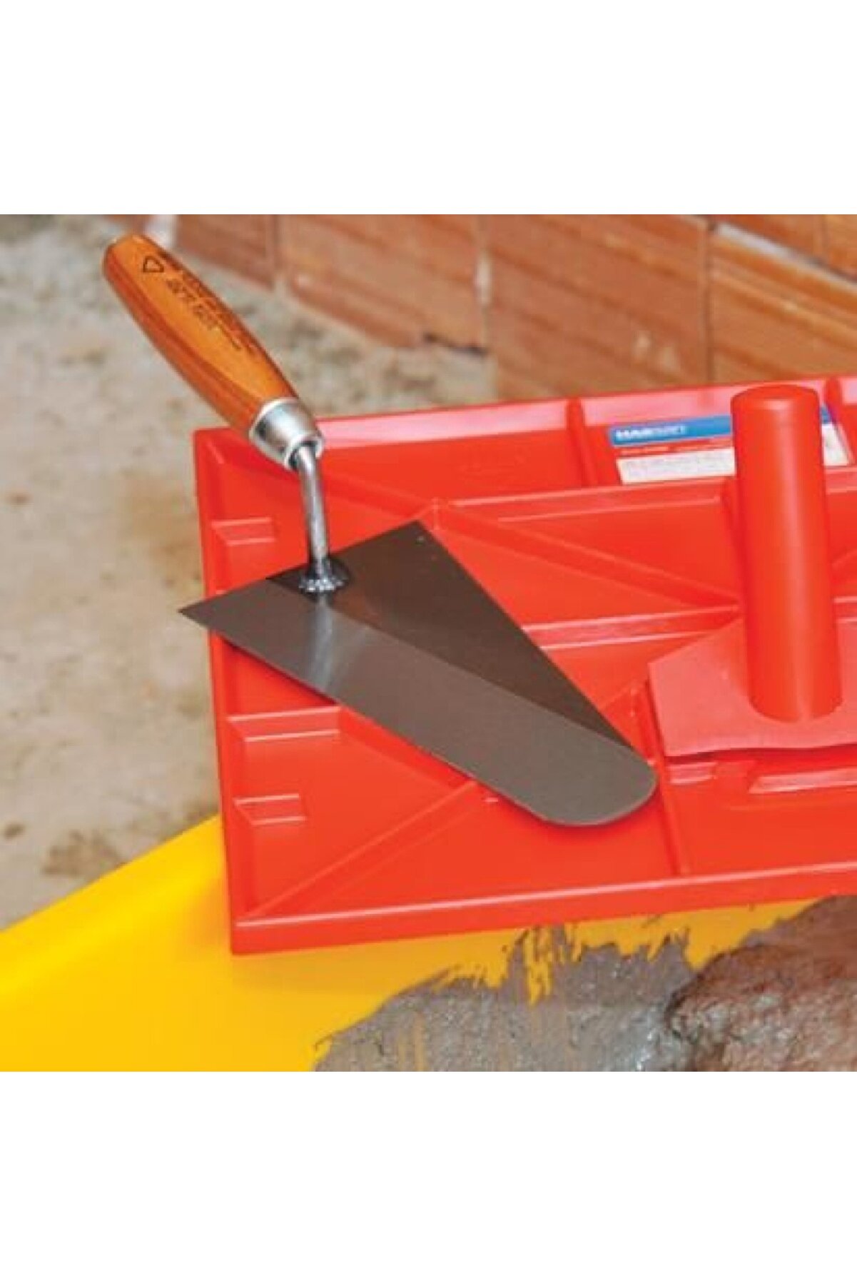 Dekor Grck Dekor 062 Ahşap Saplı Sıvacı Malası 22 Cm Efsn