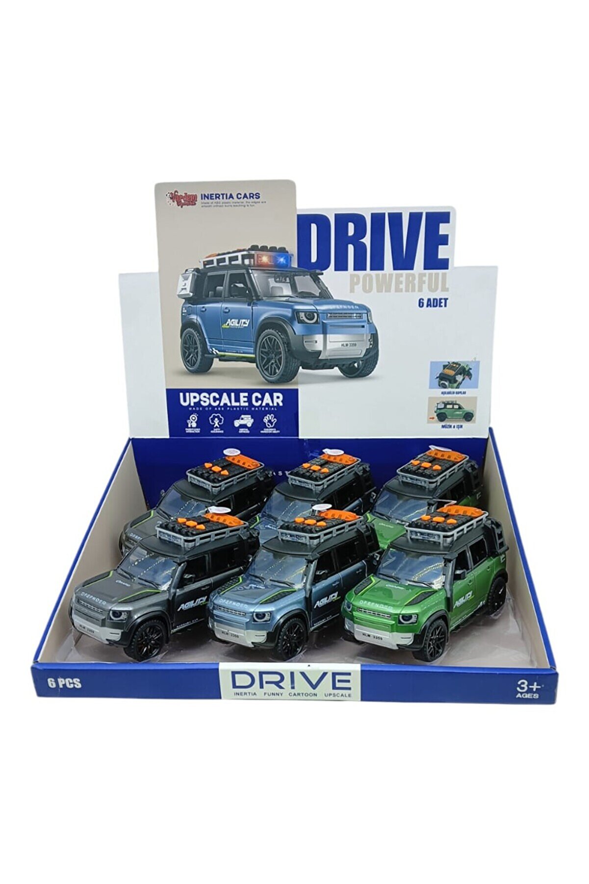 Ethab Ti̇caret - S&uuml;rtmeli̇ Işıklı Sesli̇ Jeep Defender 6