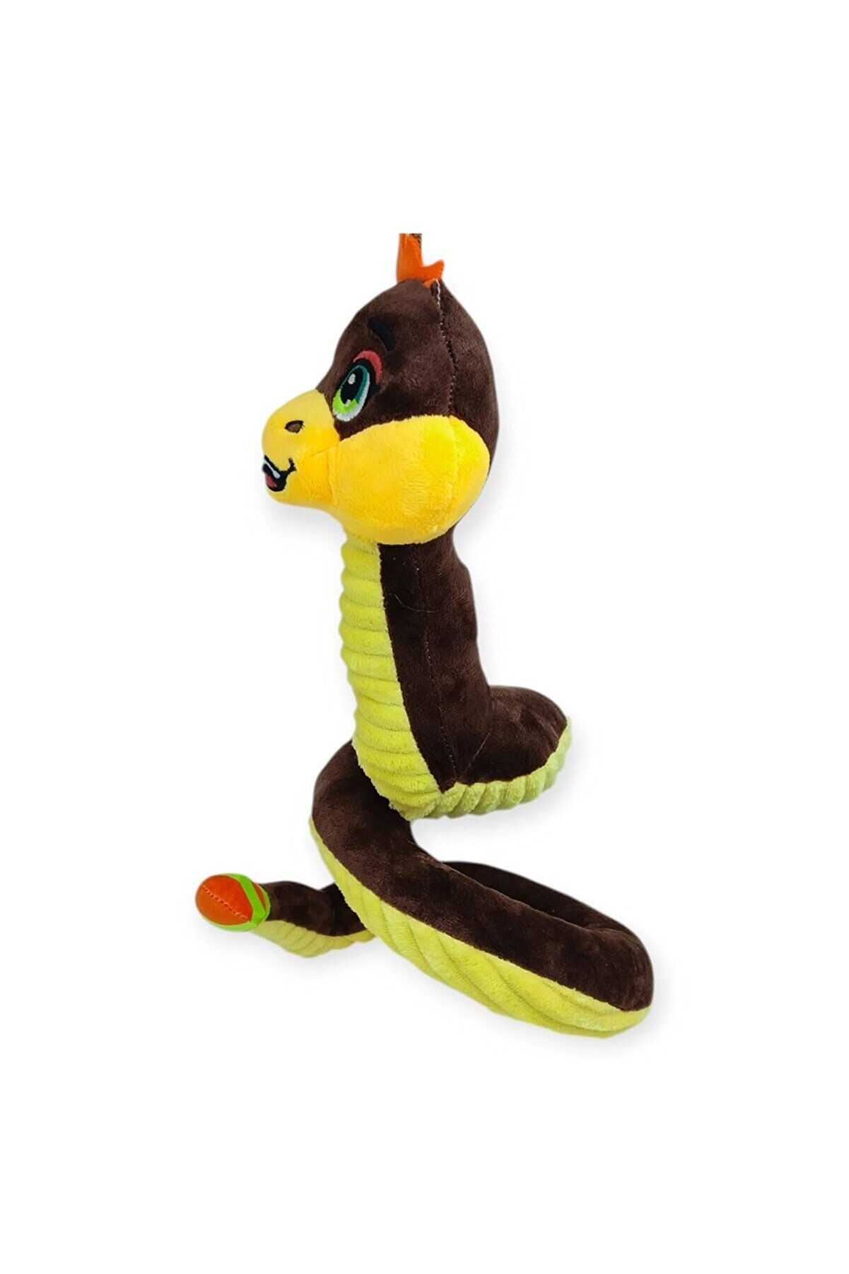 Ethab Ti̇caret Peluş Sevi̇mli̇ Hayvanlar 35 Cm - Kahverengi̇ &Ccedil;ıngıraklı Yılan