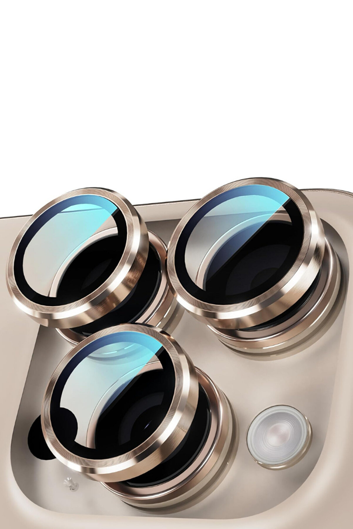 Ethab Ti̇caret İphone 16 Pro Kamera Lens Koruyucu Naturel